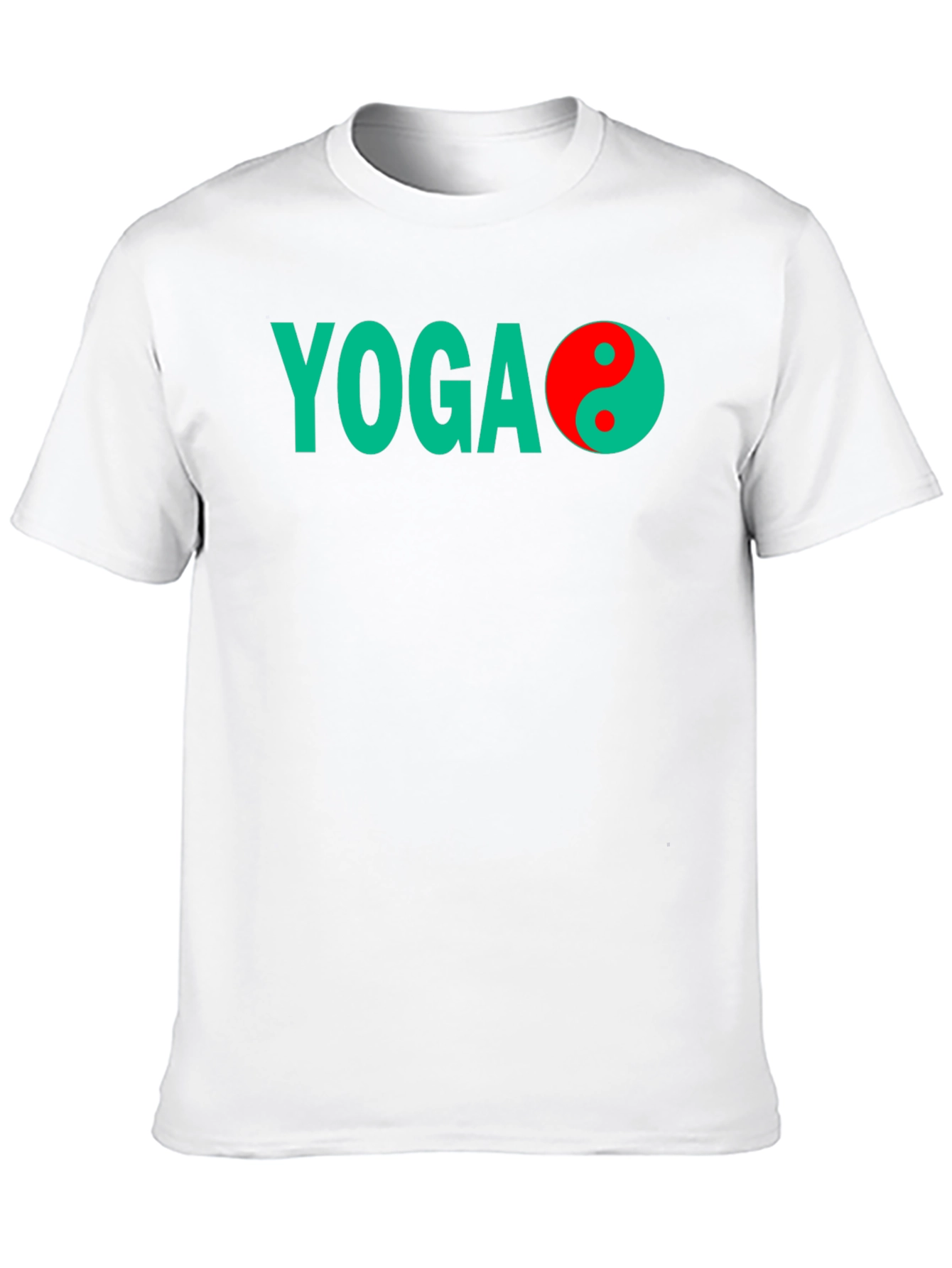 Yoga Yin Yang Graphic Tee - Unisex Black T-Shirt