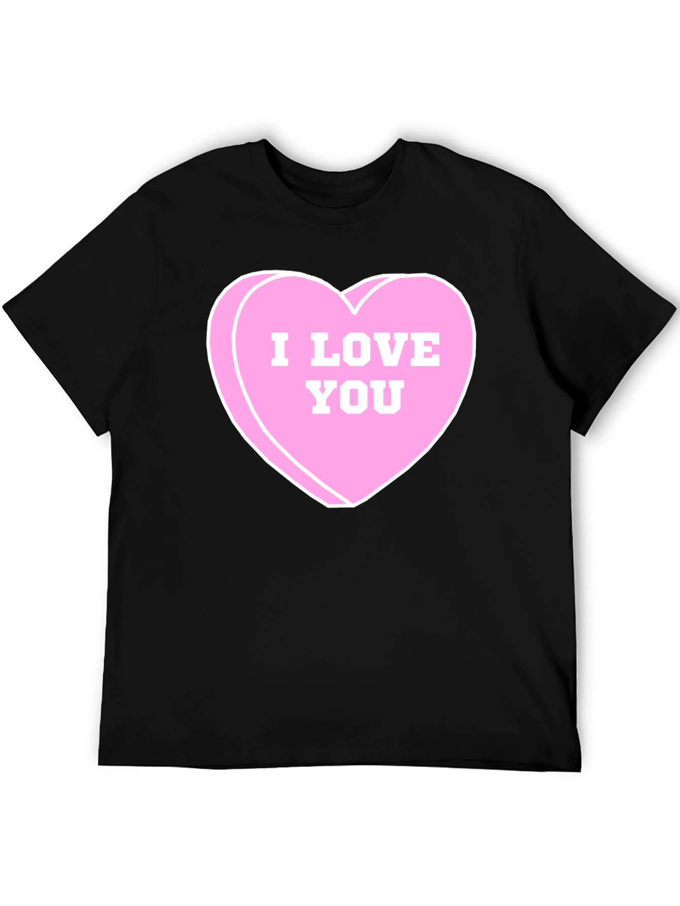 I Love You Candy Heart Graphic Tee