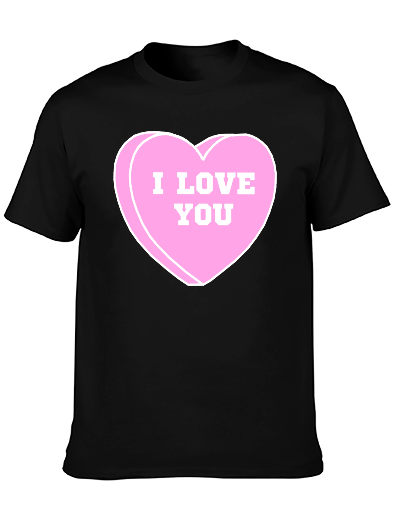I Love You Candy Heart Graphic Tee