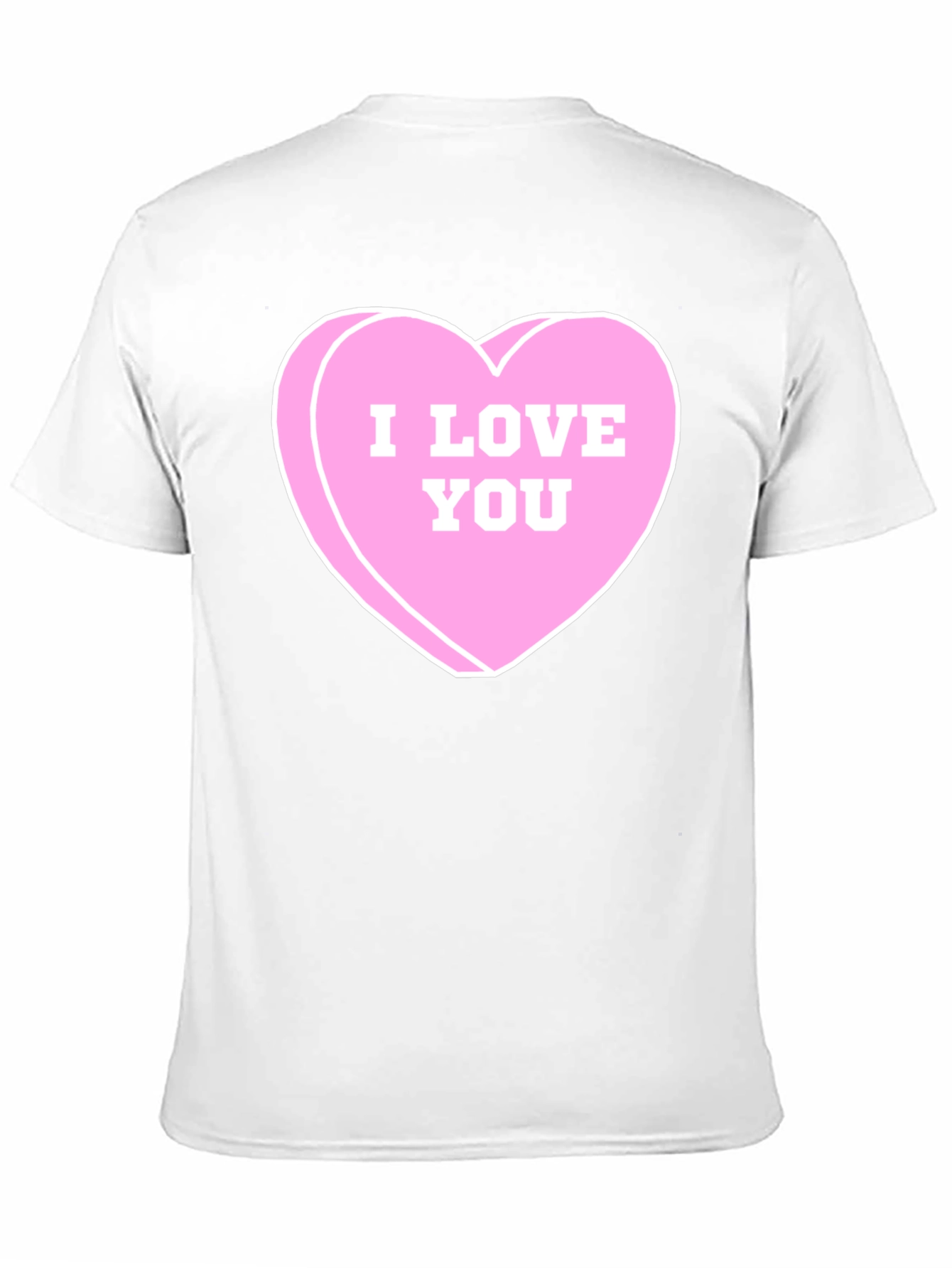 I Love You Candy Heart Graphic Tee