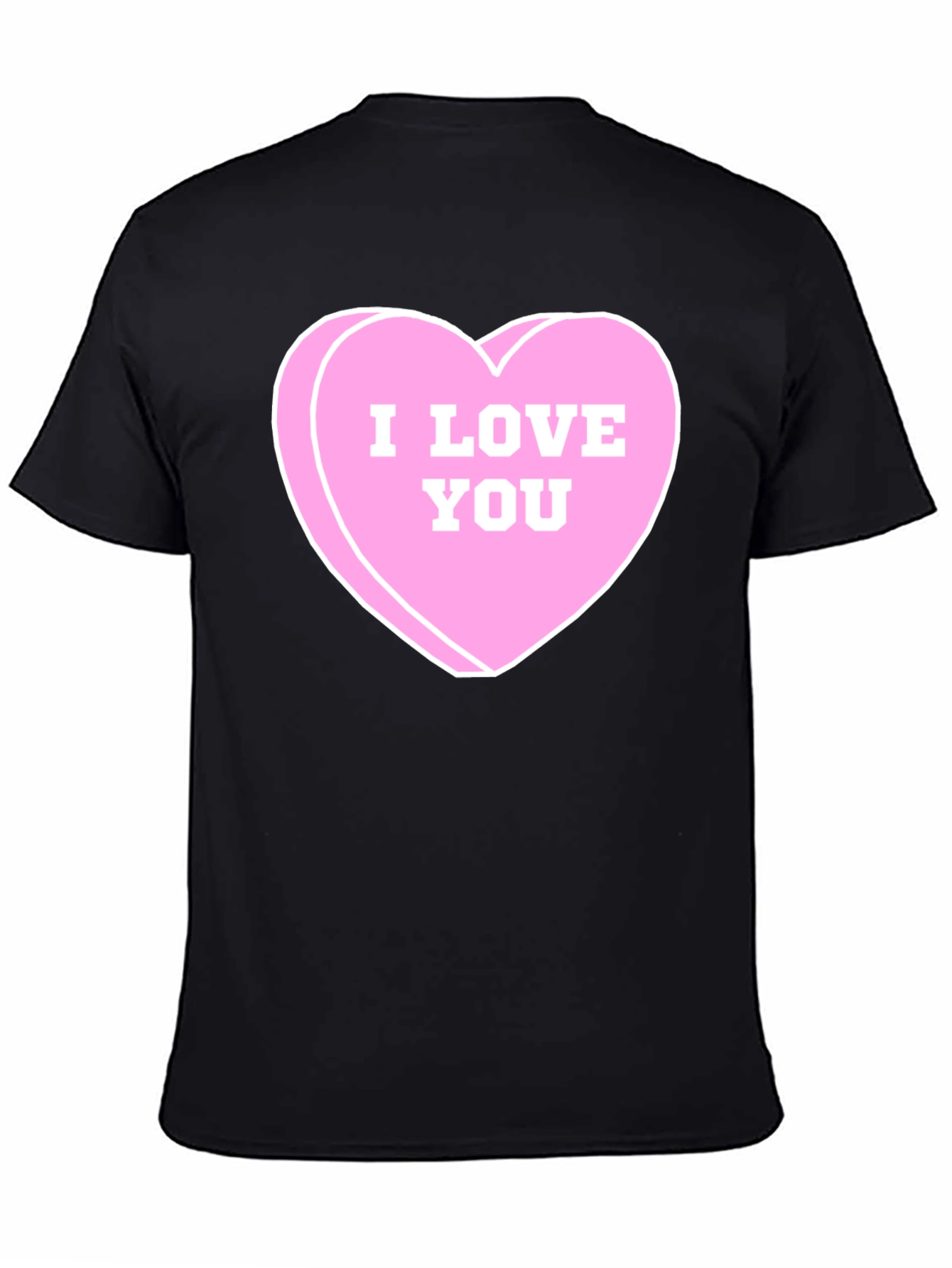 I Love You Candy Heart Graphic Tee