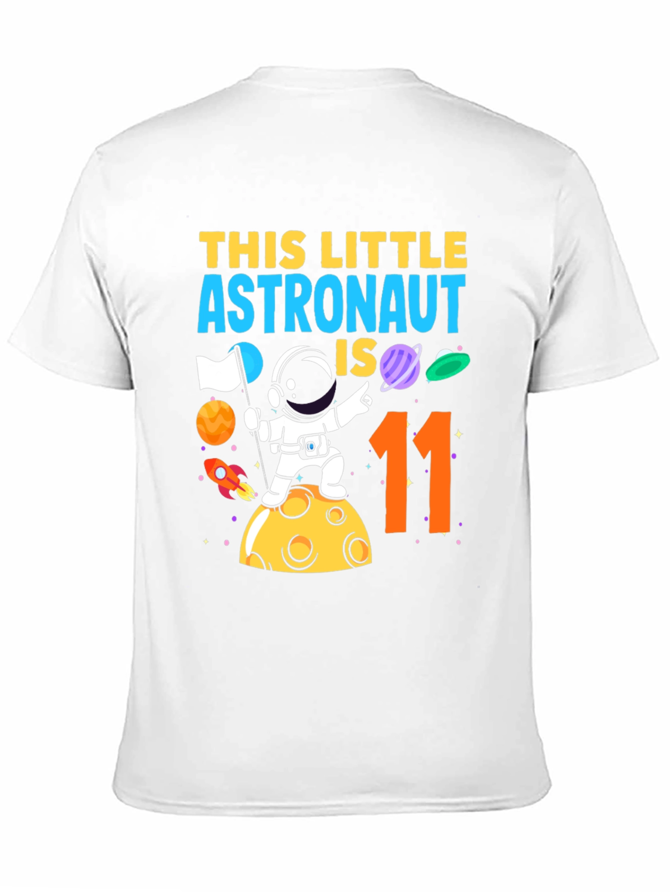 Astronaut 11th Birthday T-Shirt - Space Adventure