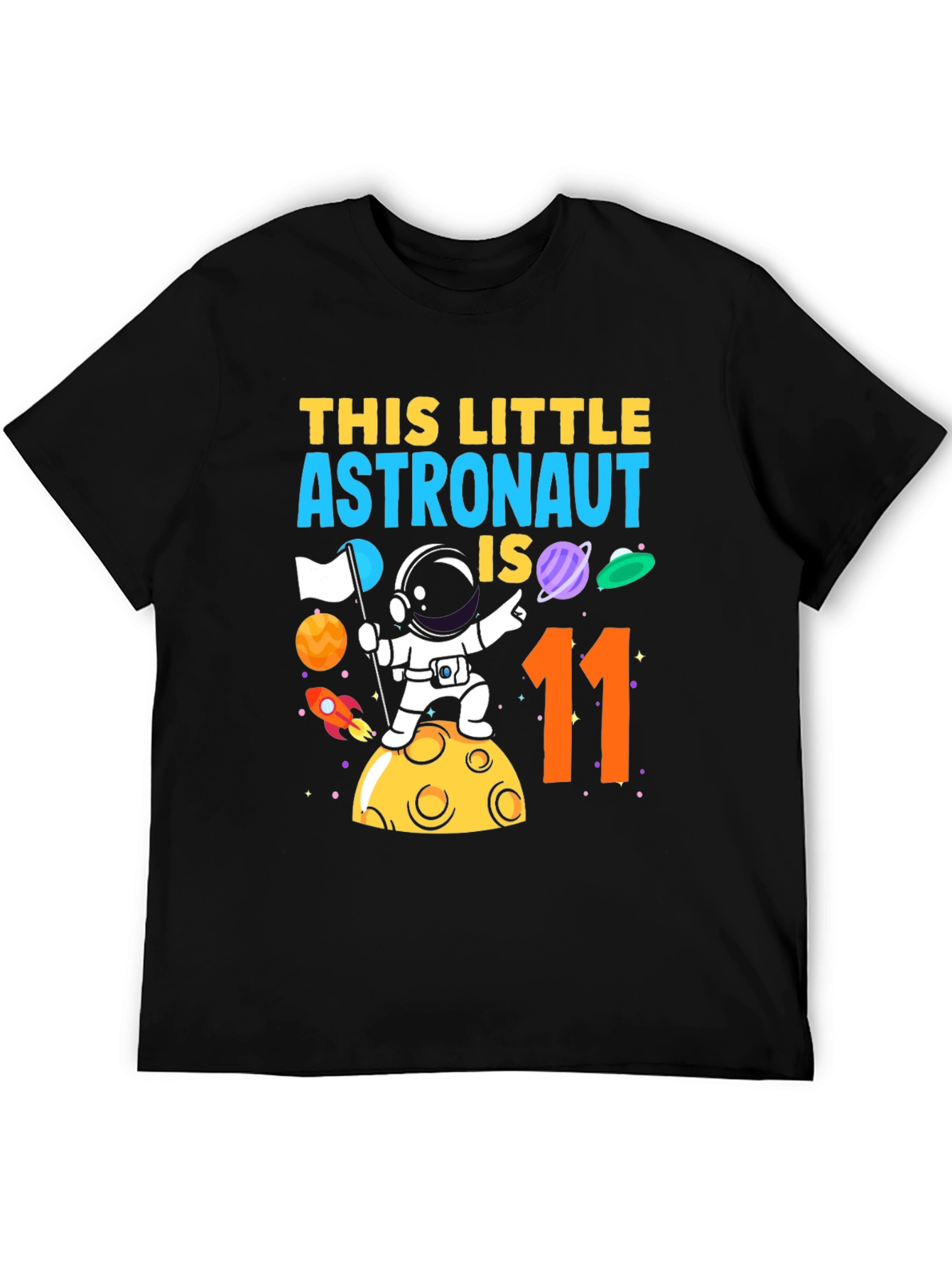 Astronaut 11th Birthday T-Shirt - Space Adventure