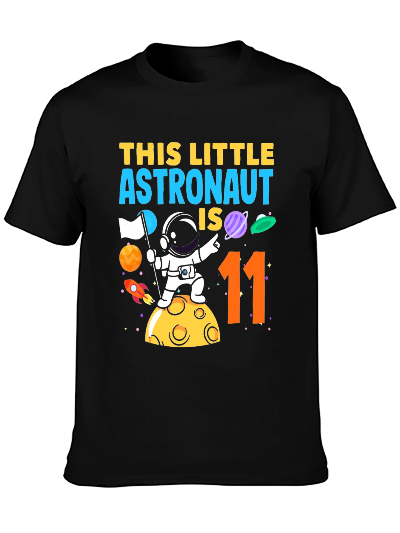 Astronaut 11th Birthday T-Shirt - Space Adventure