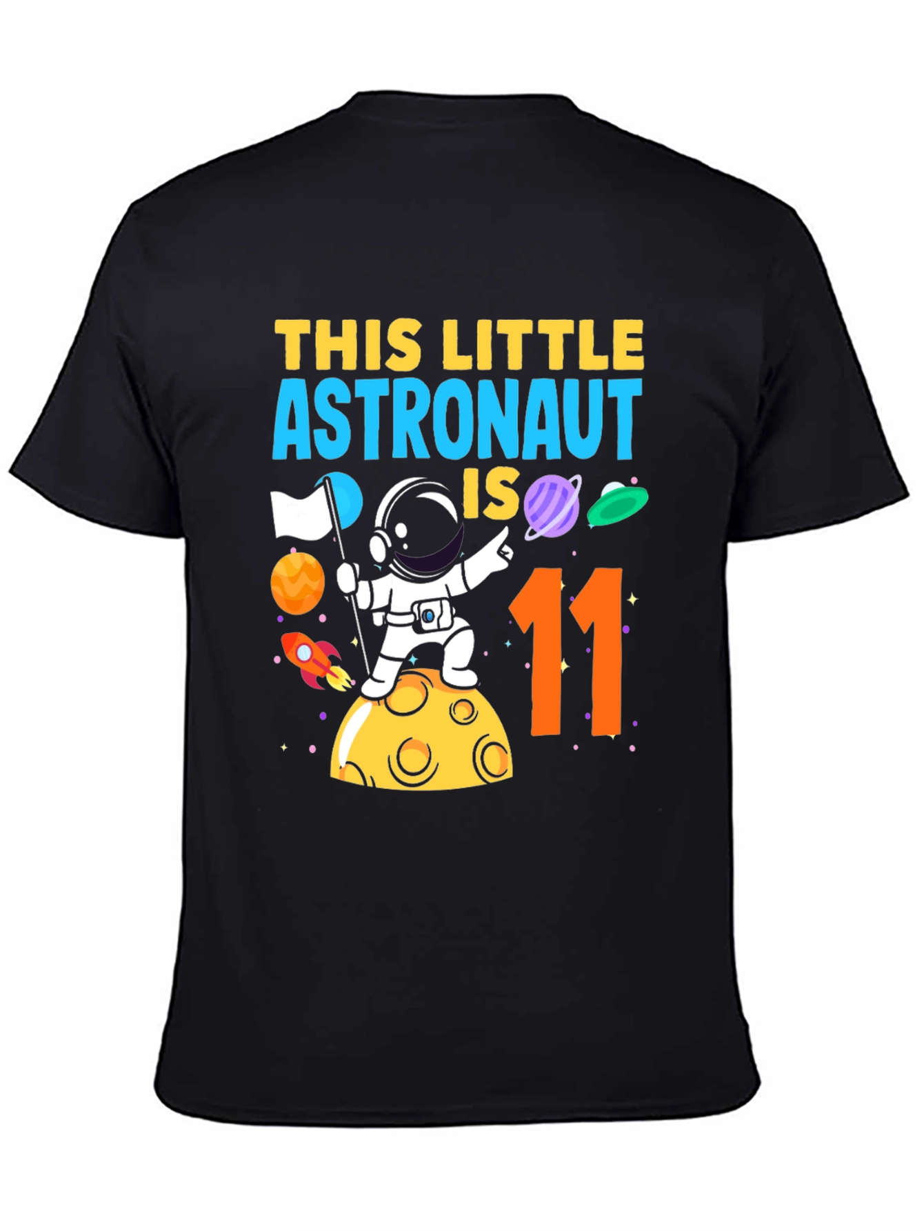 Astronaut 11th Birthday T-Shirt - Space Adventure