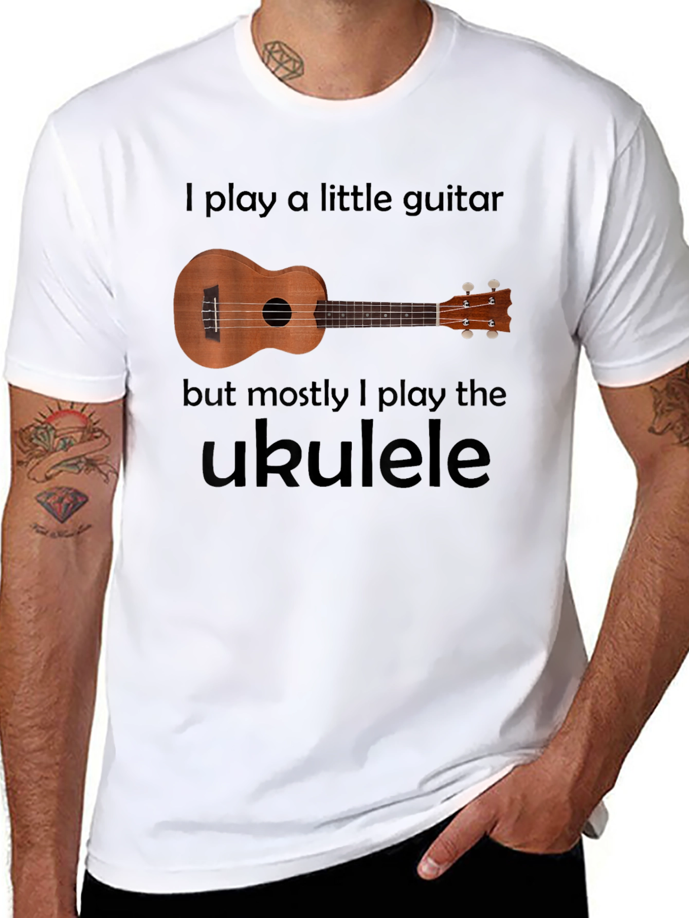Ukulele Player T-Shirt - Funny Music Lover Tee