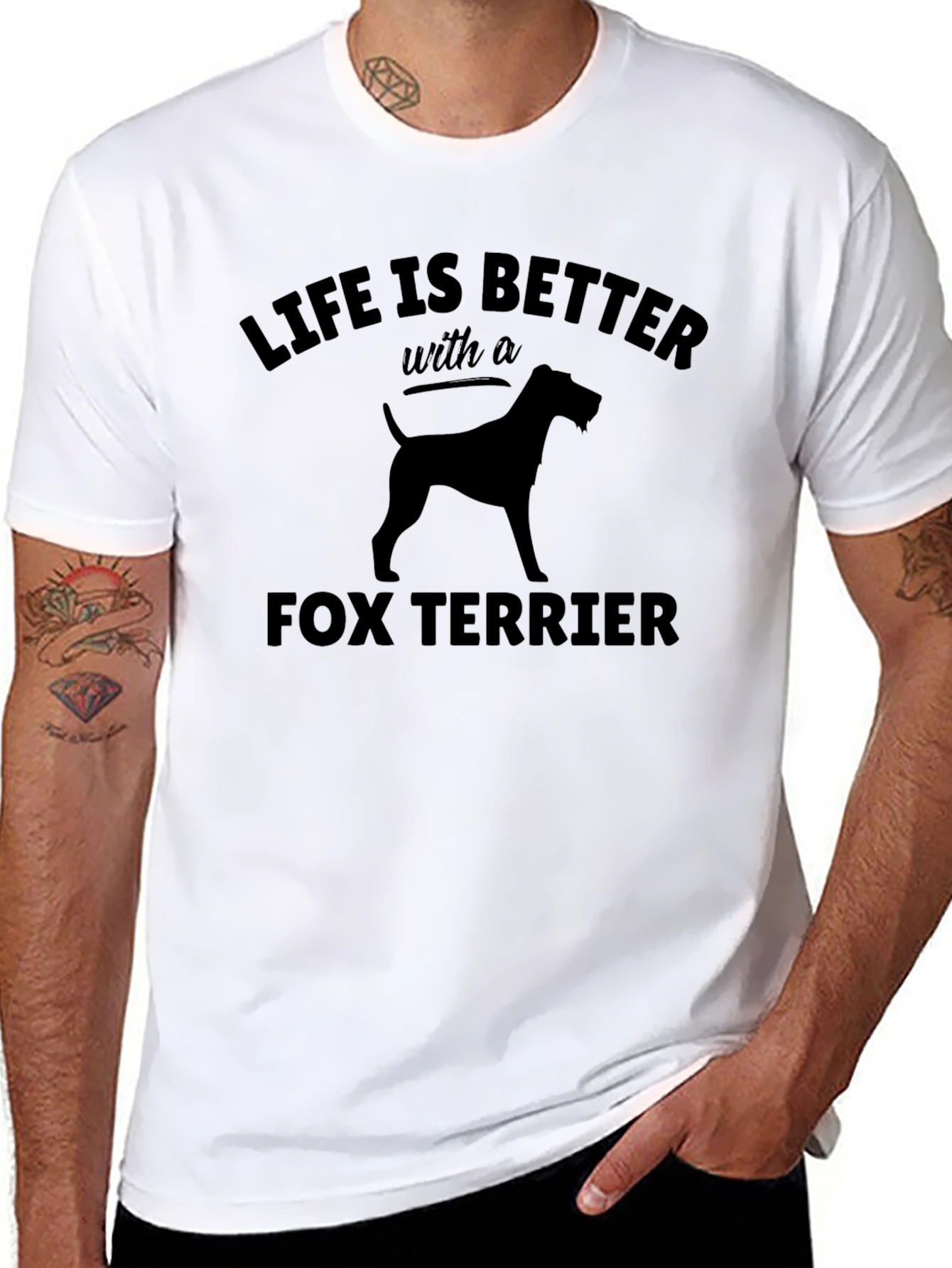 Life is Better with a Fox Terrier T-Shirt