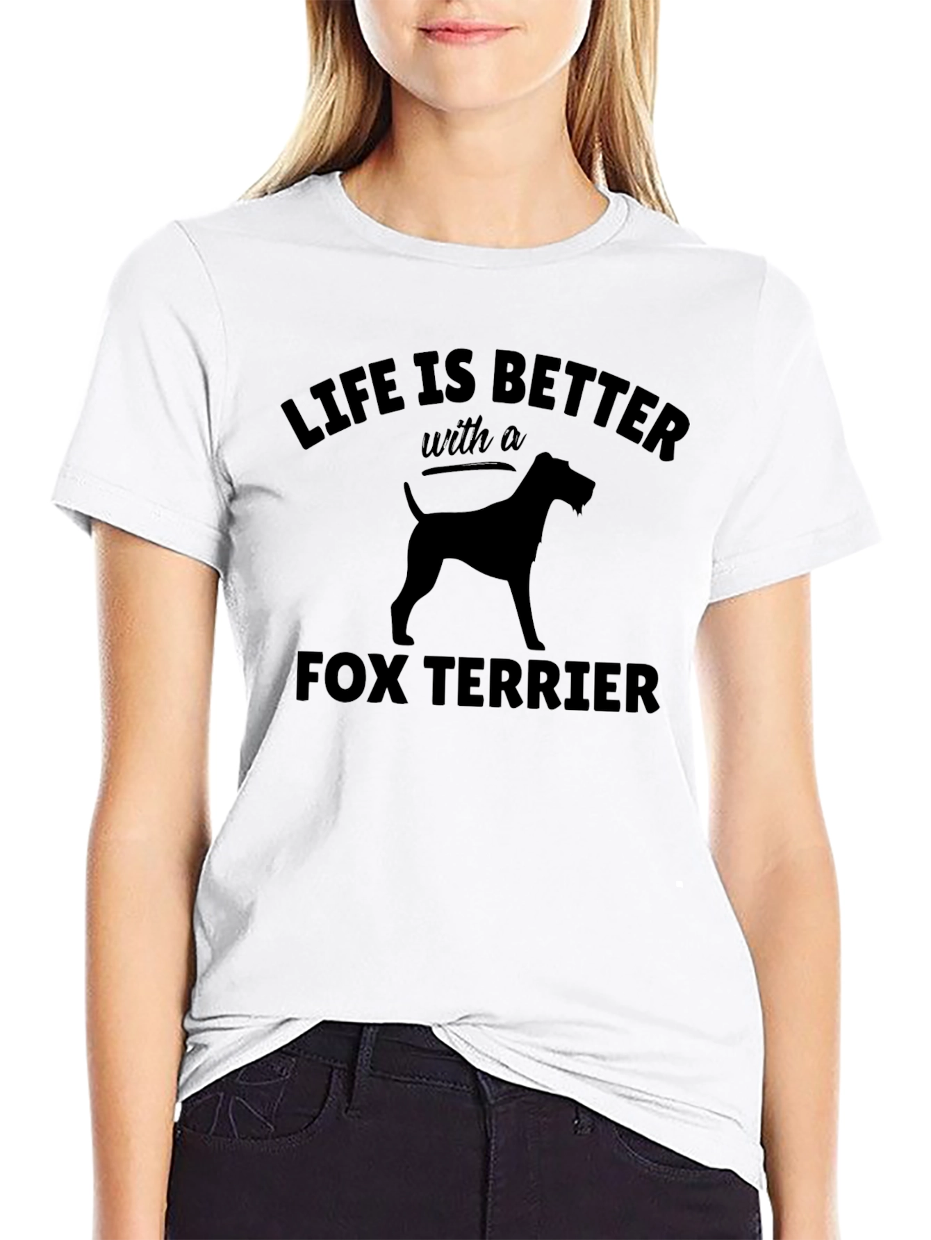 Life is Better with a Fox Terrier T-Shirt