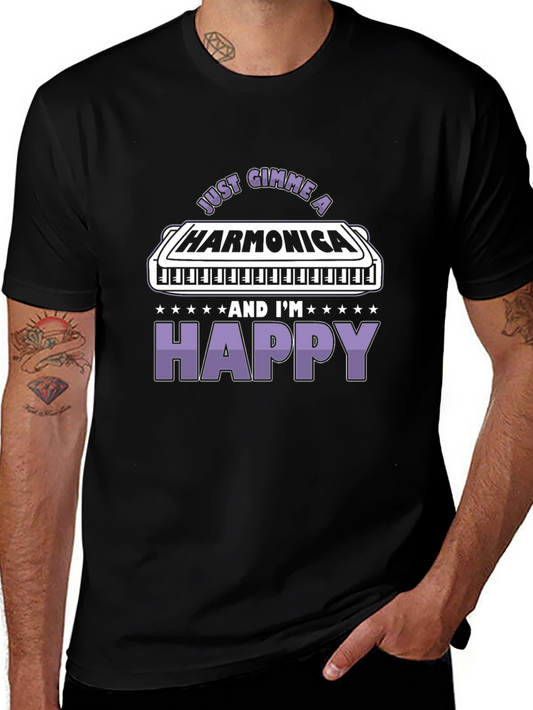 Harmonica Lover T-Shirt - Music Gift for Harmonica Players
