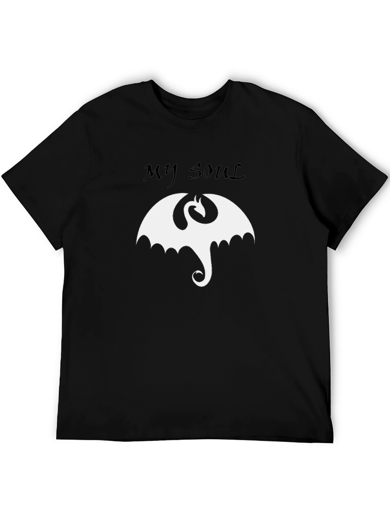 My Soul Dragon T-Shirt - Black Graphic Tee