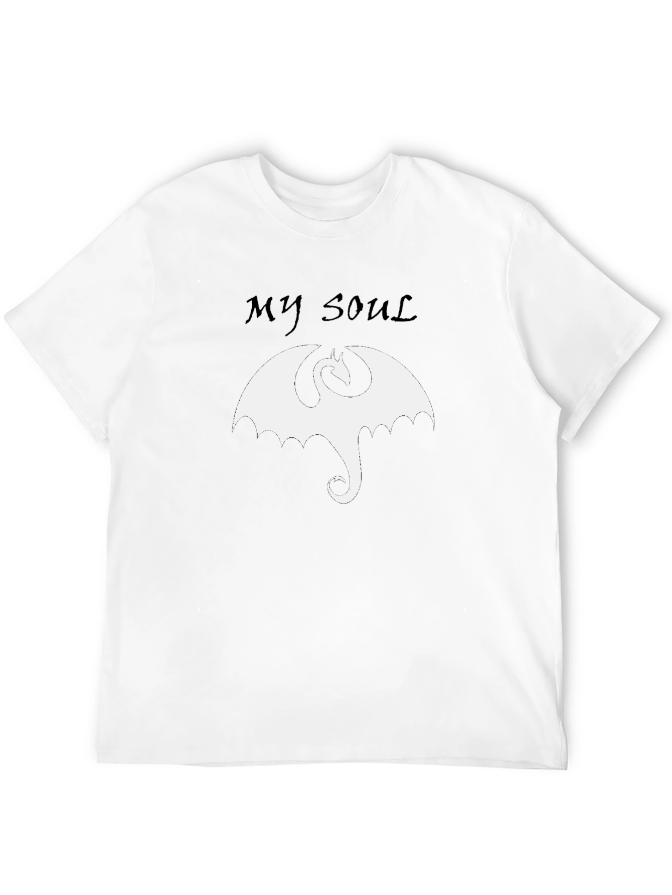 My Soul Dragon T-Shirt - Black Graphic Tee