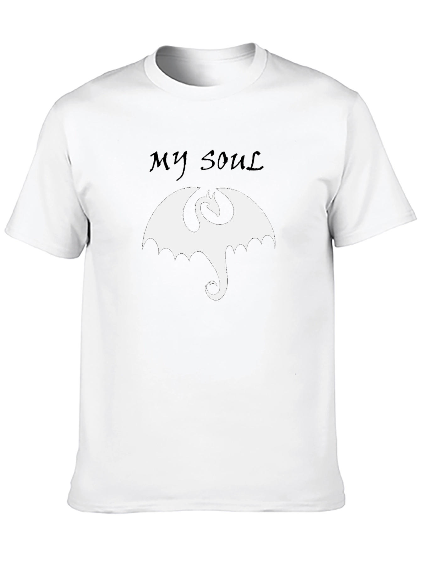 My Soul Dragon T-Shirt - Black Graphic Tee