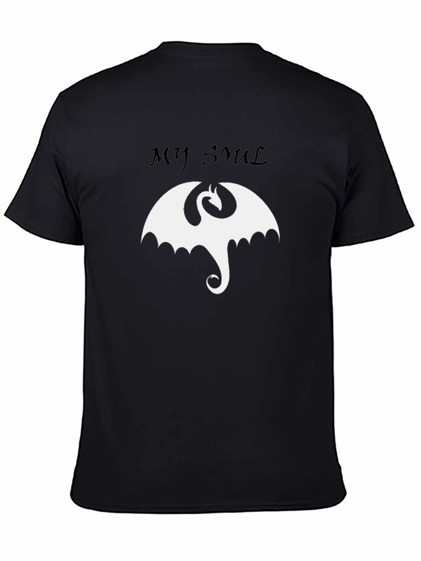 My Soul Dragon T-Shirt - Black Graphic Tee