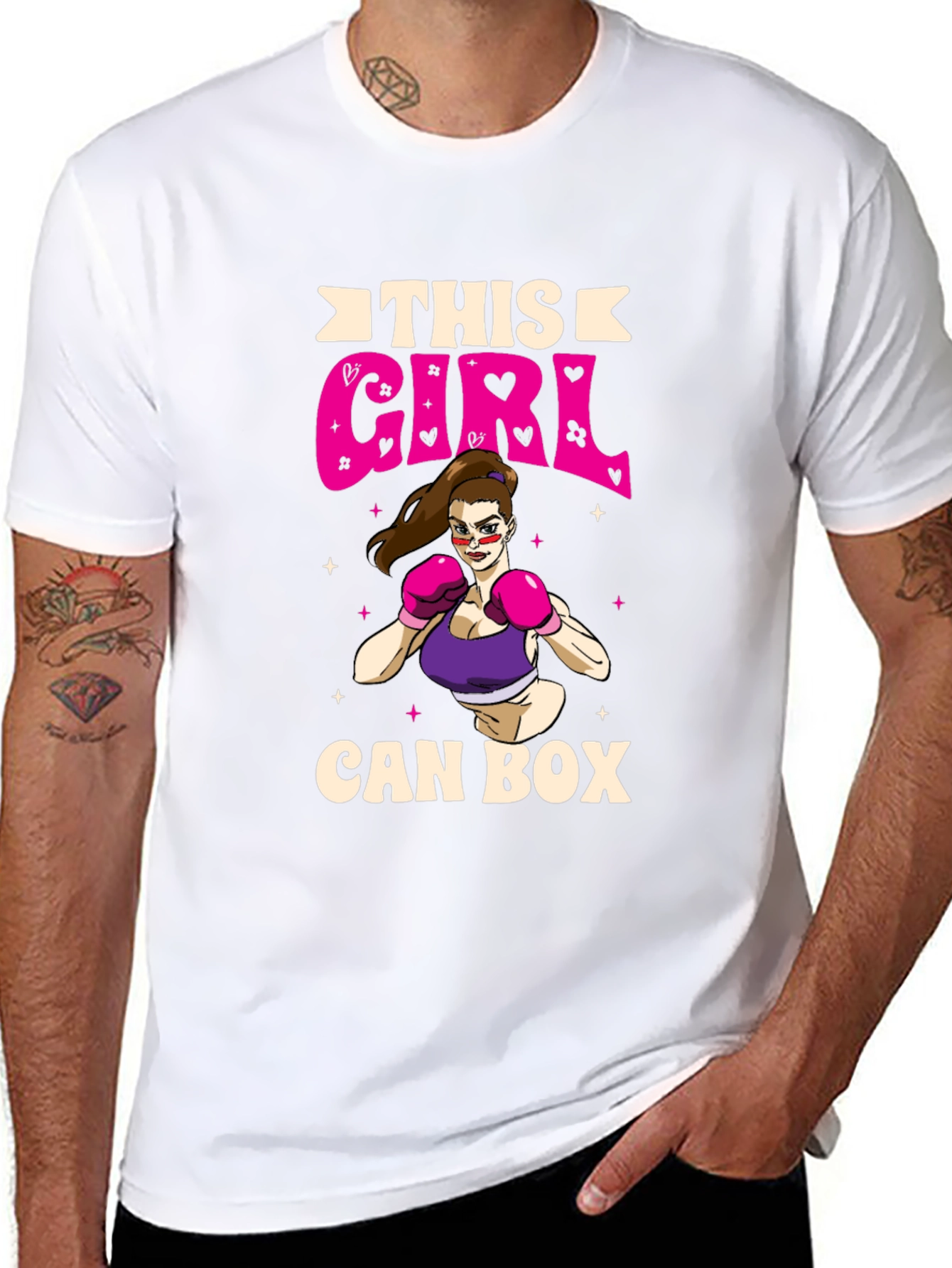 This Girl Can Box Graphic T-Shirt