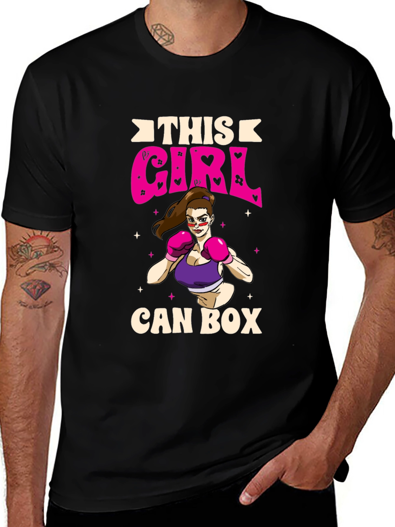 This Girl Can Box Graphic T-Shirt