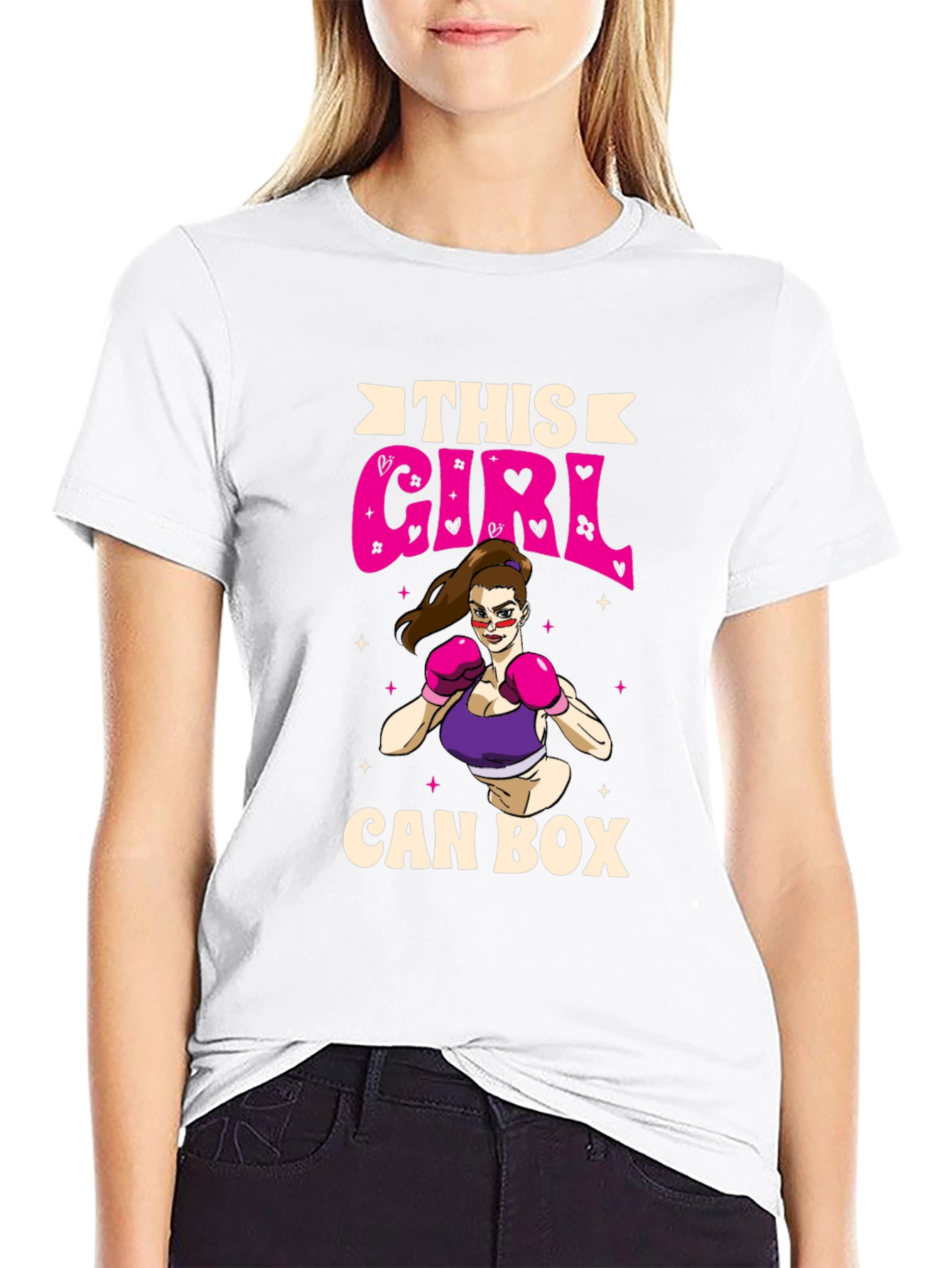 This Girl Can Box Graphic T-Shirt