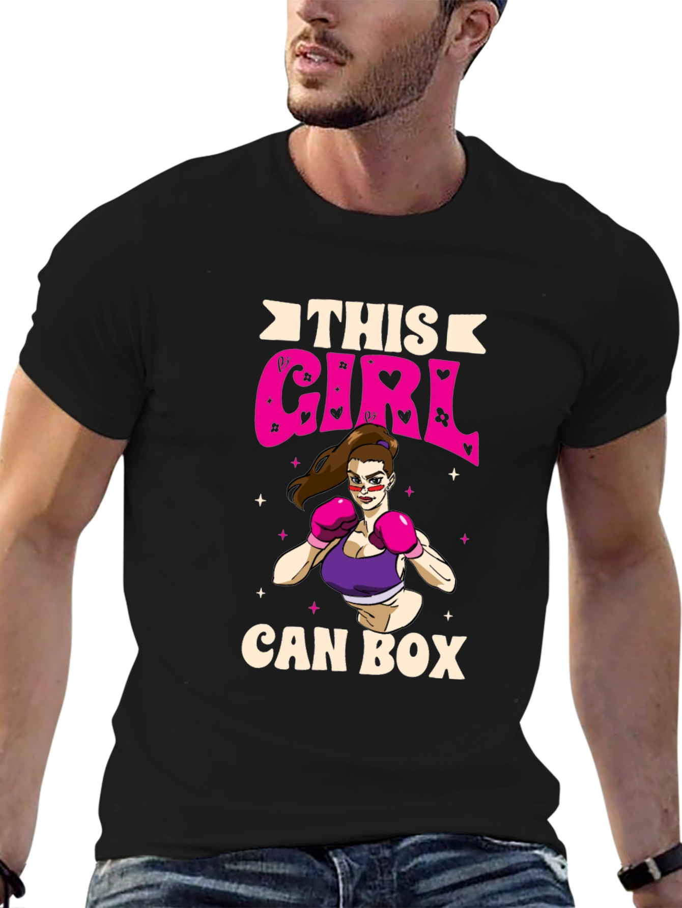 This Girl Can Box Graphic T-Shirt
