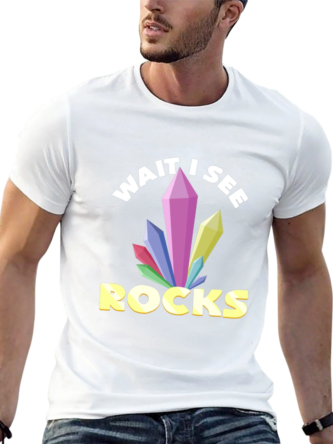 Wait I See Rocks T-Shirt - Crystal Lover Tee