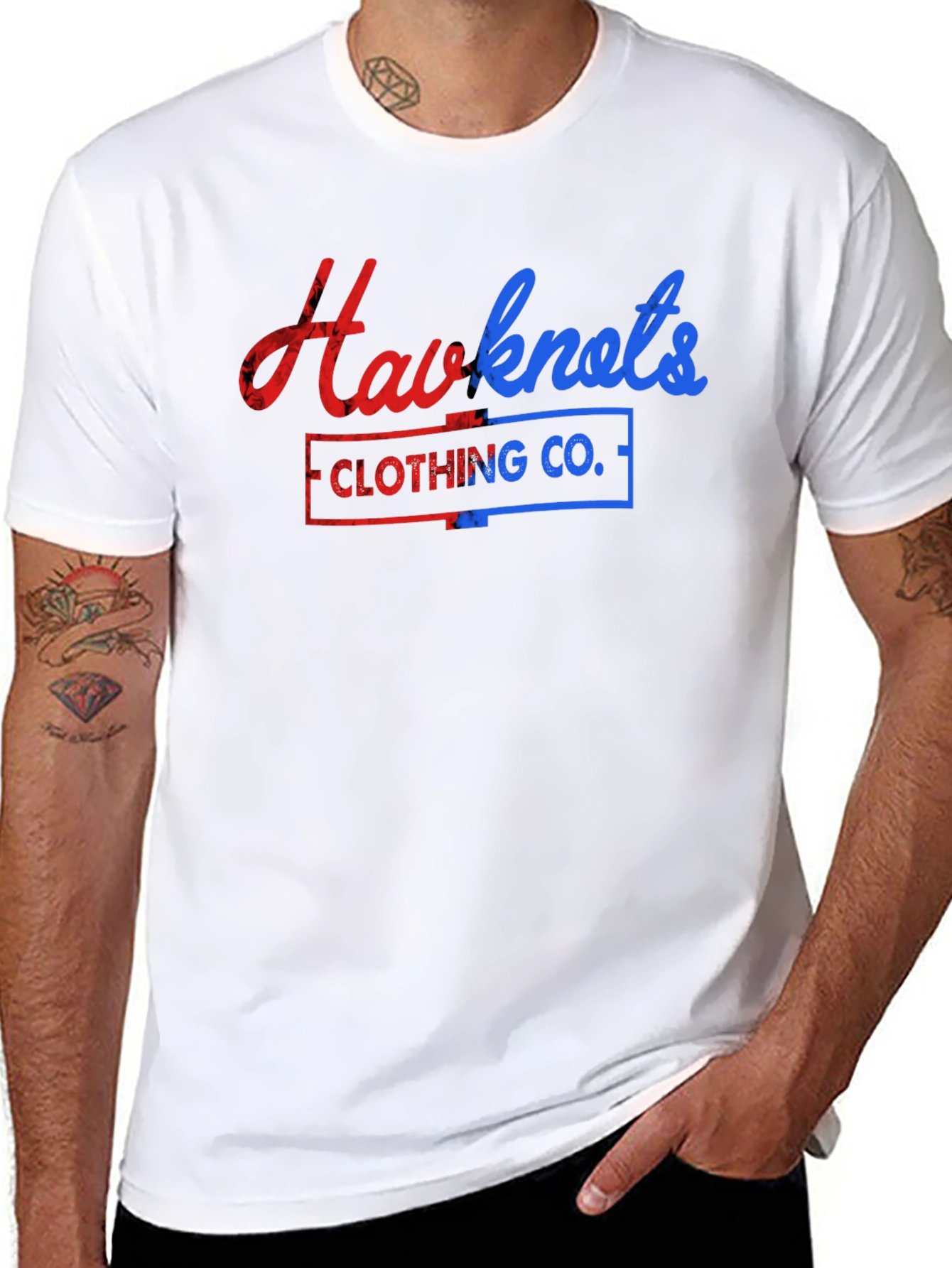 Hawknots Clothing Co. Graphic Tee - Black