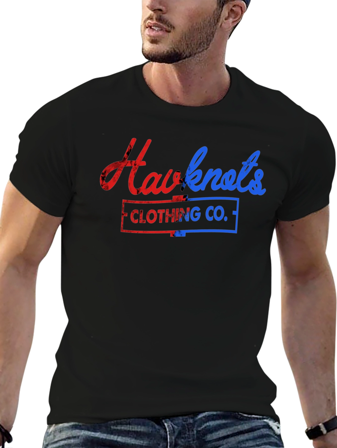 Hawknots Clothing Co. Graphic Tee - Black