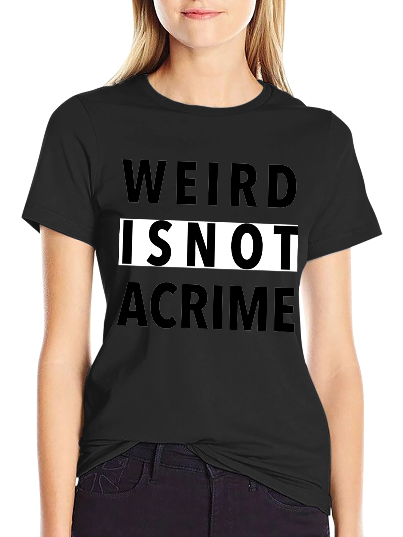 Weird Is Not a Crime Graphic Tee