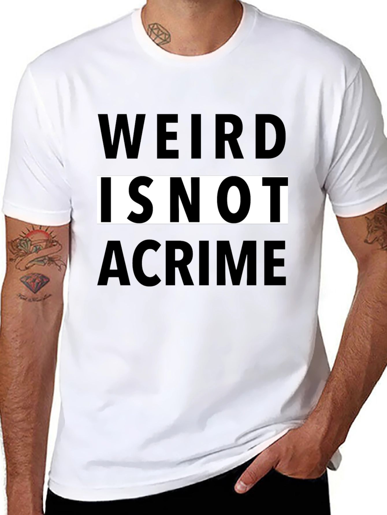 Weird Is Not a Crime Graphic Tee