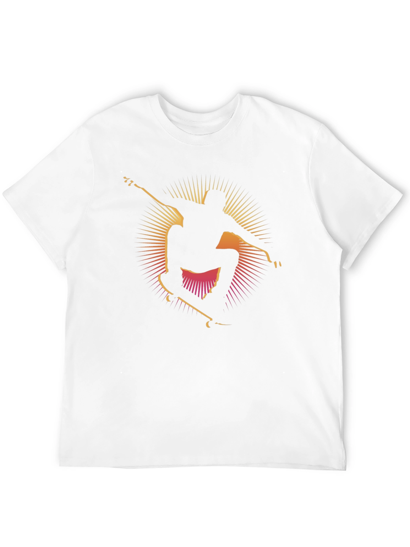 Skateboarding Silhouette Graphic Tee