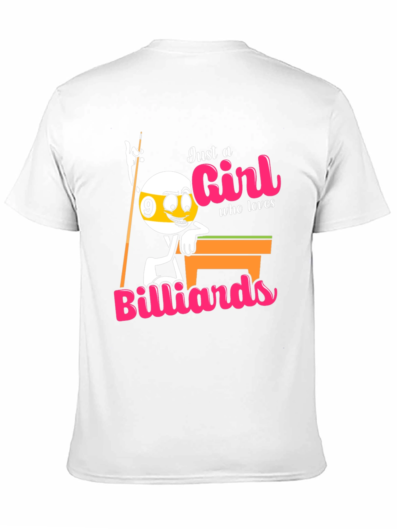 Billiards Girl T-Shirt - Pool Lovers Tee