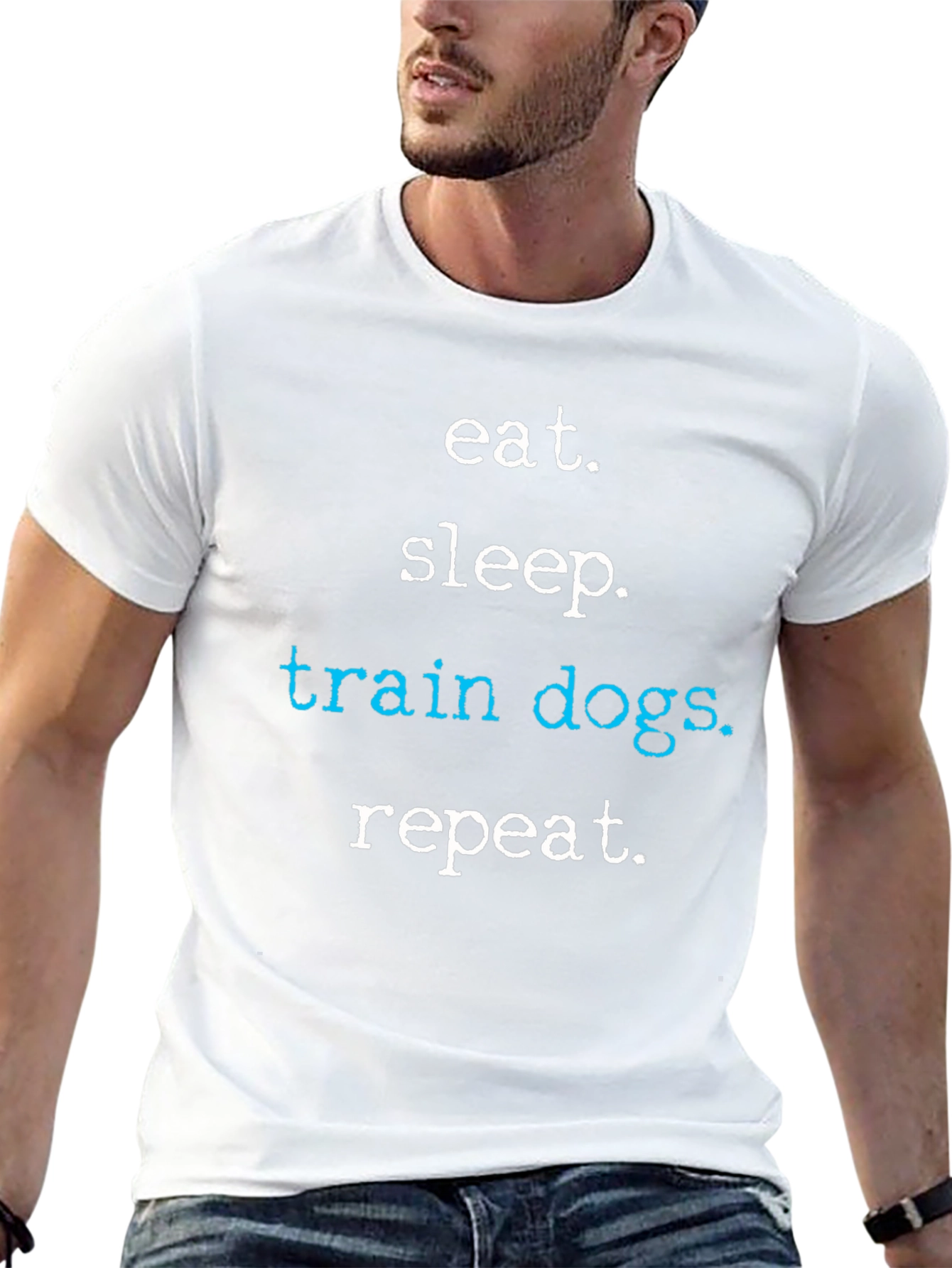 Eat Sleep Train Dogs Repeat T-Shirt