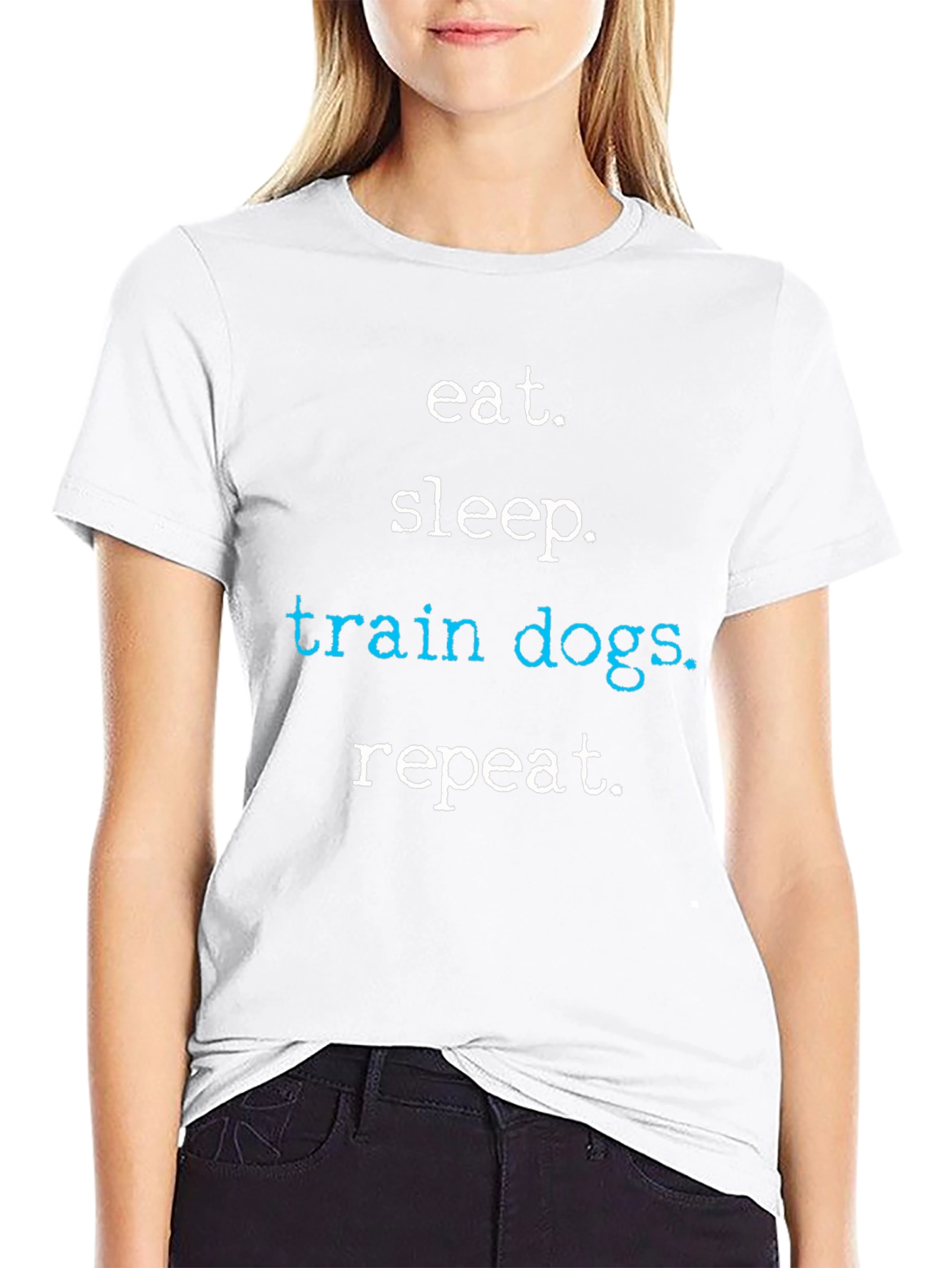 Eat Sleep Train Dogs Repeat T-Shirt