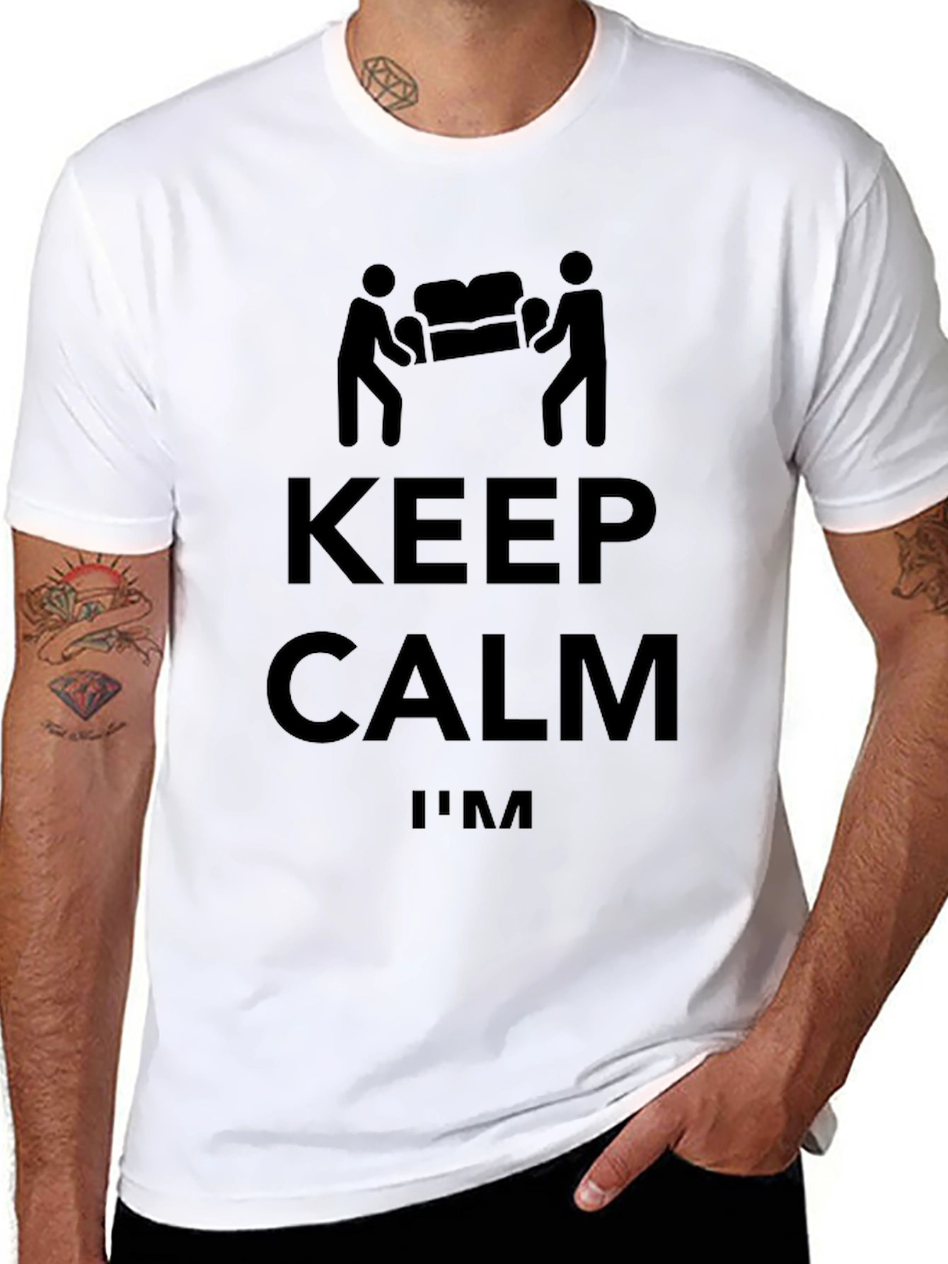 Keep Calm Movers T-Shirt Funny Moving Day