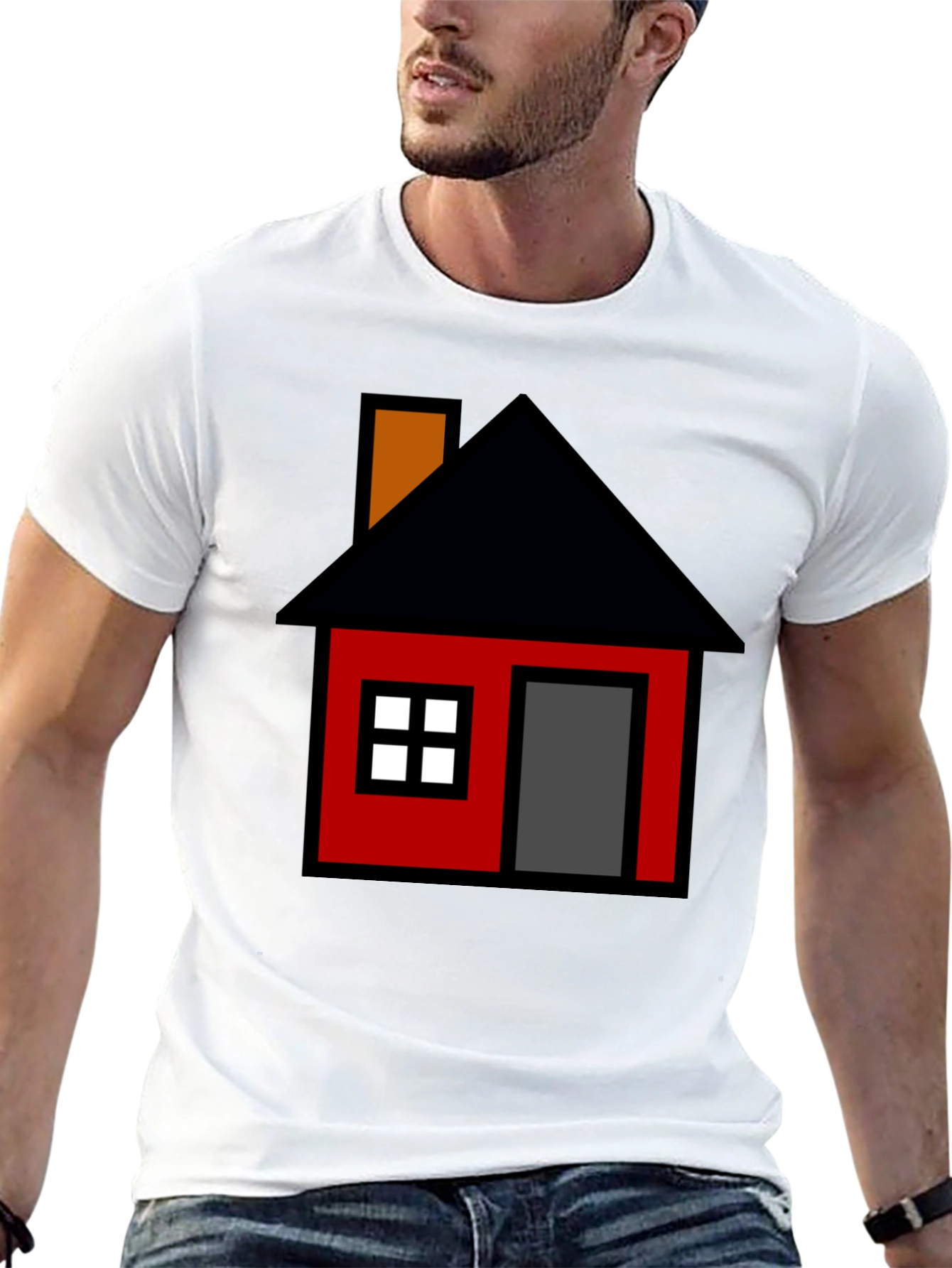 Pixel House T-Shirt - Retro Gaming Inspired Tee
