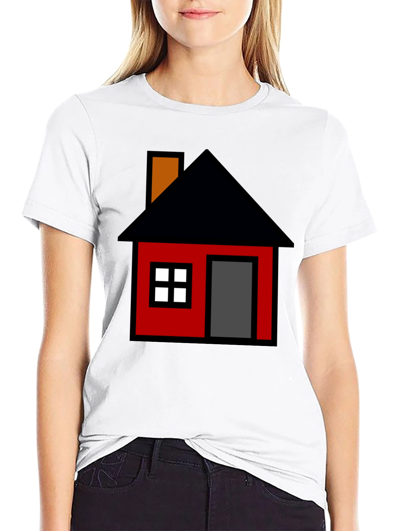Pixel House T-Shirt - Retro Gaming Inspired Tee