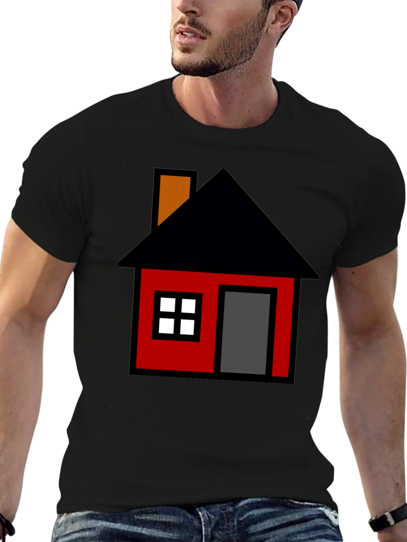 Pixel House T-Shirt - Retro Gaming Inspired Tee