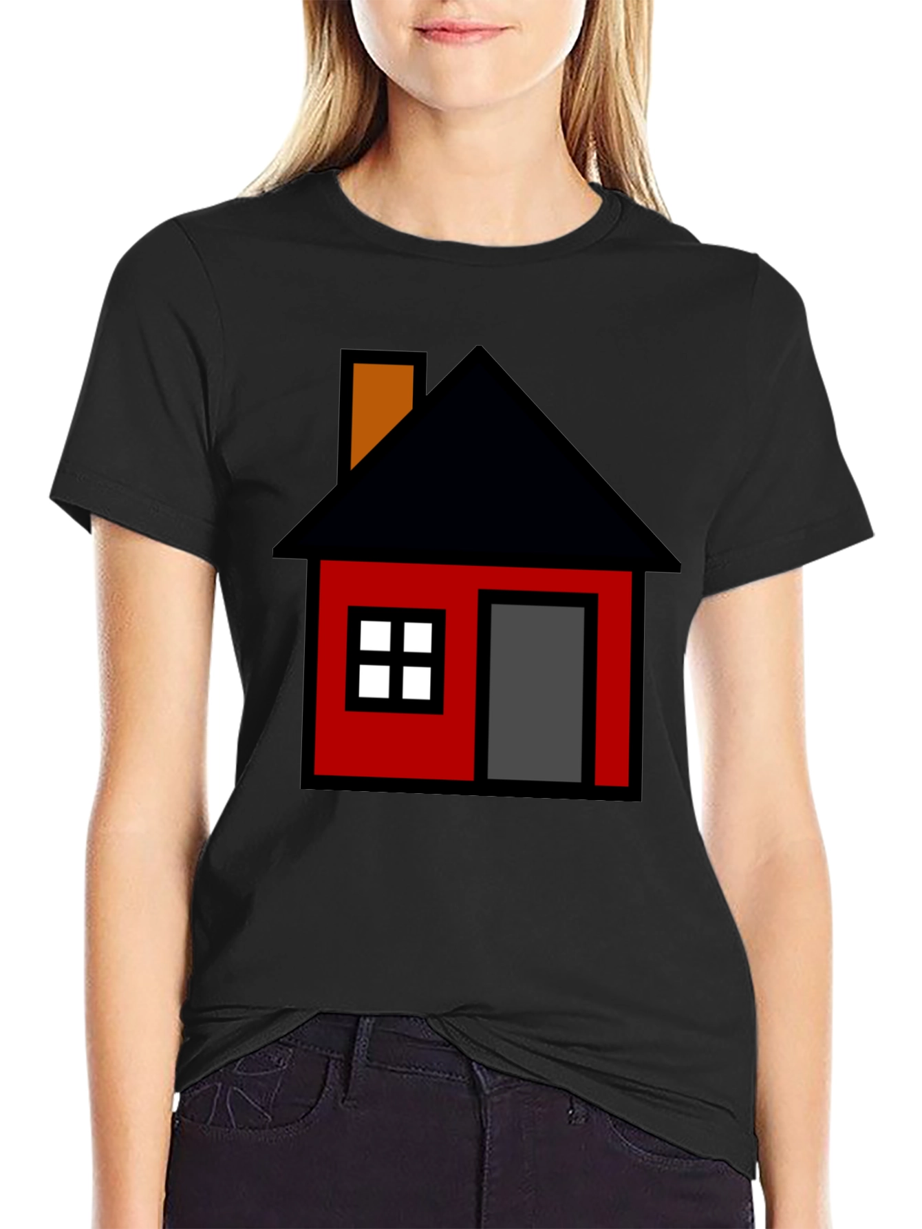 Pixel House T-Shirt - Retro Gaming Inspired Tee