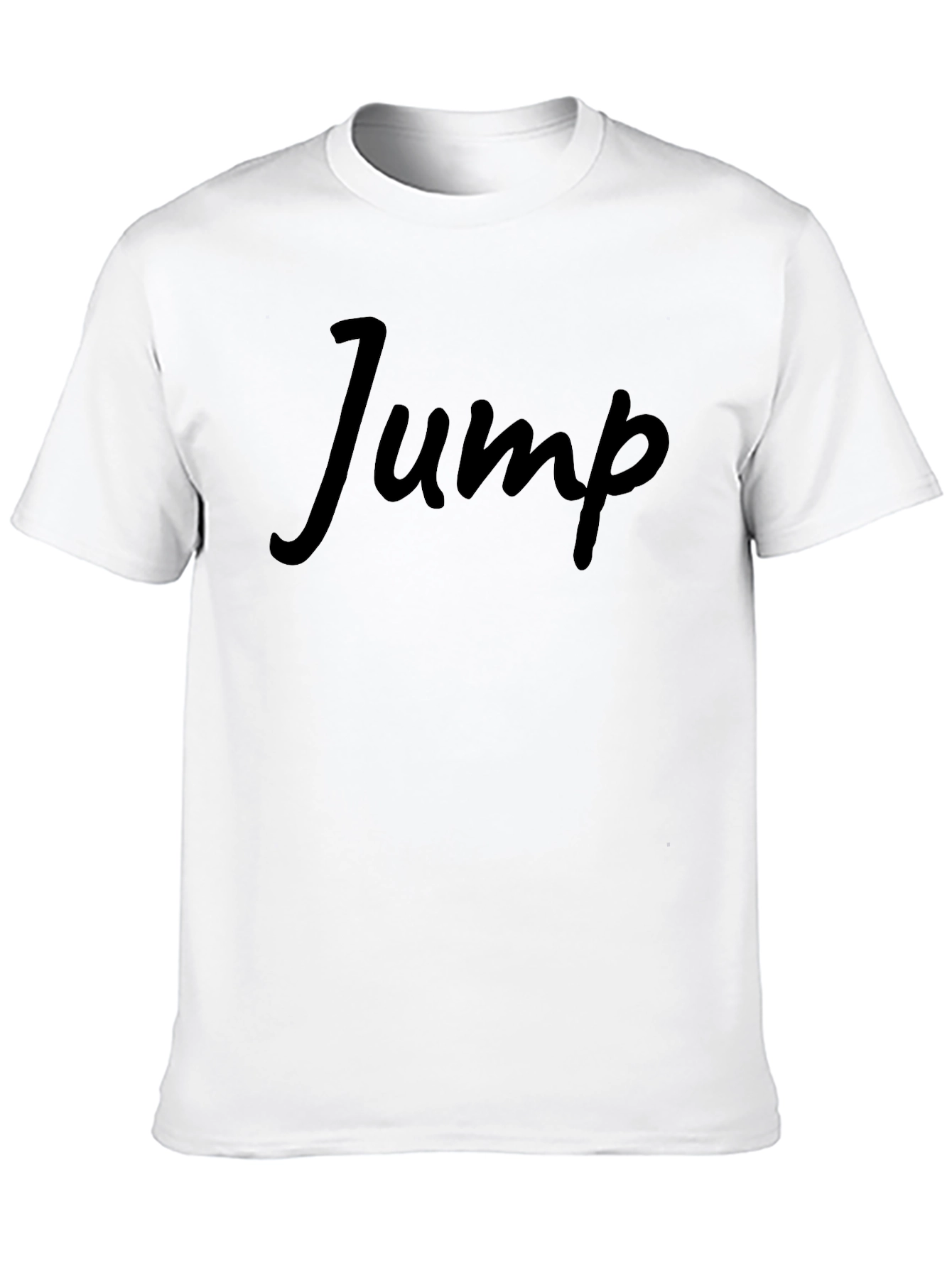 Jump Graphic Print Crew Neck T-Shirt