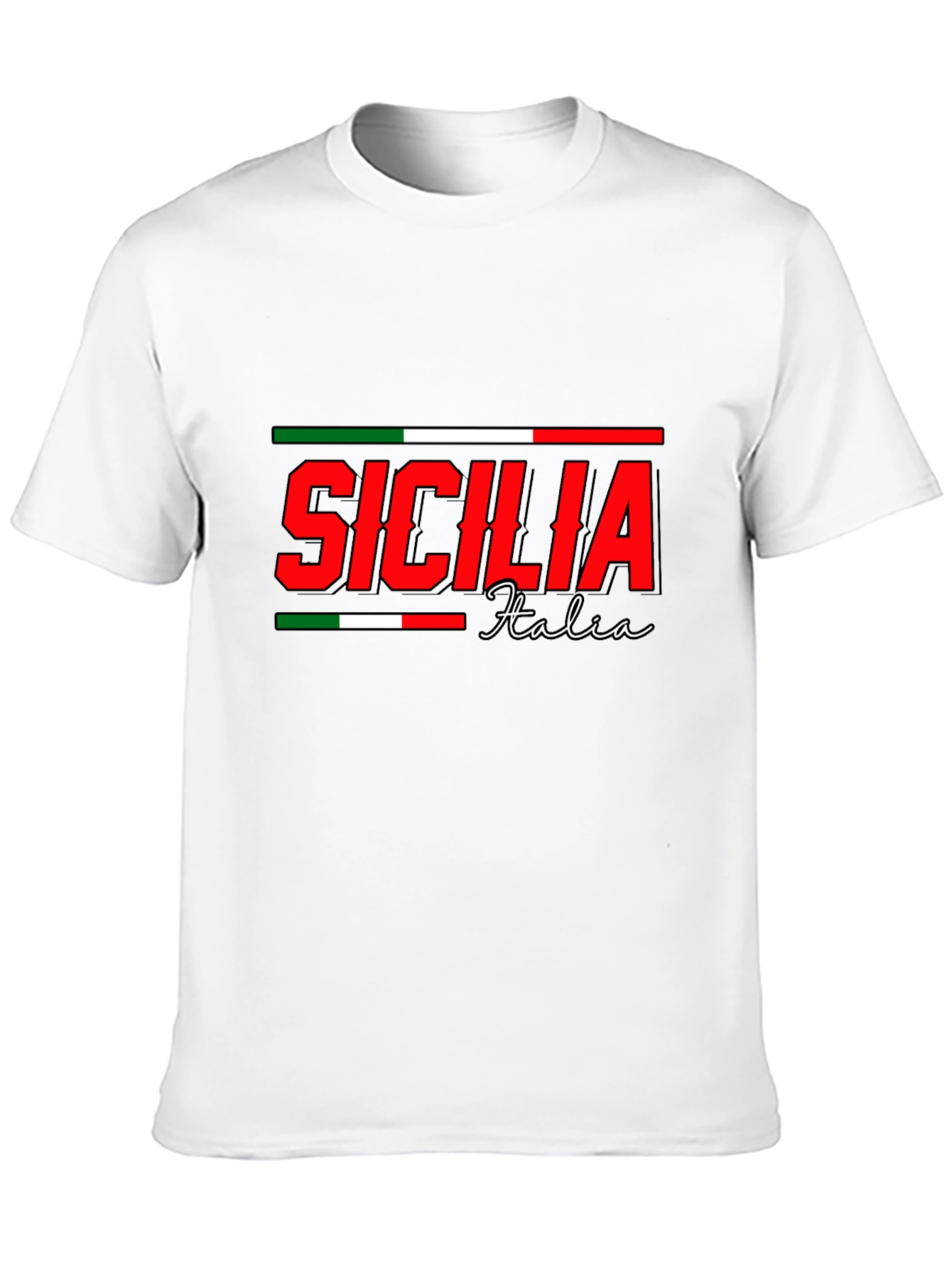Sicilia Italia Black T-Shirt