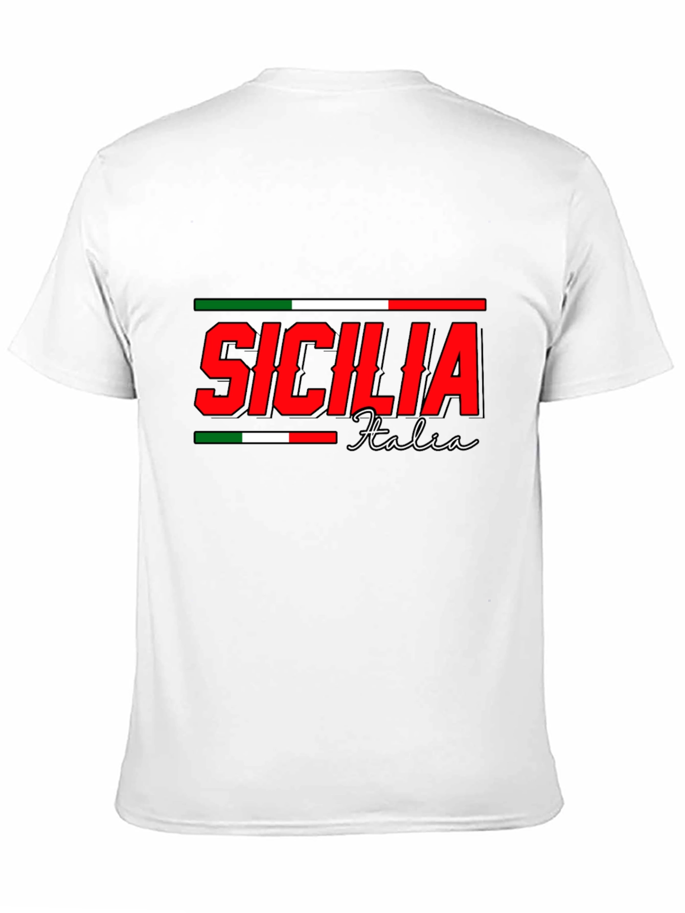 Sicilia Italia Black T-Shirt