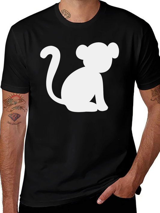 Monkey Graphic T-Shirt - Black