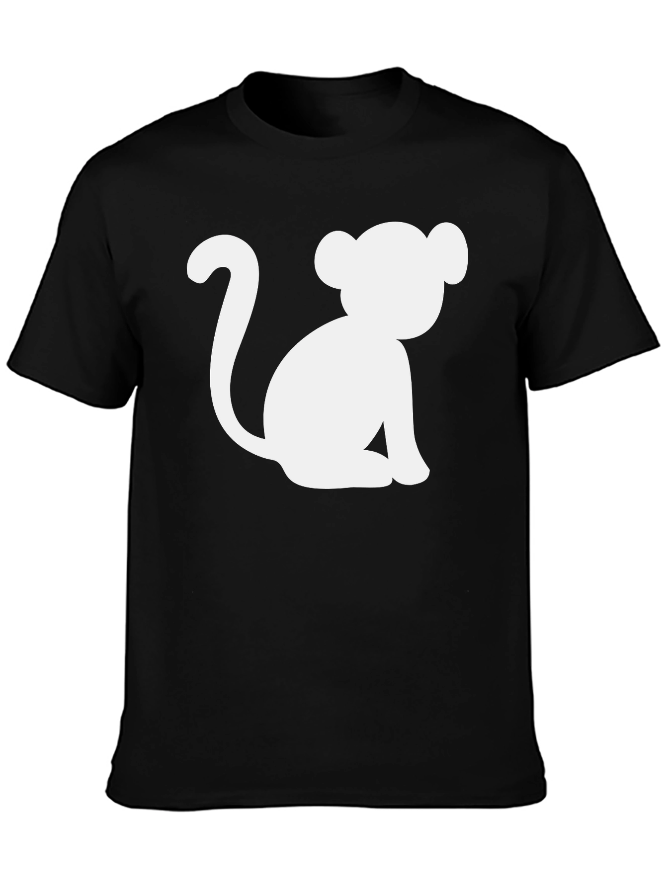 Monkey Graphic T-Shirt - Black