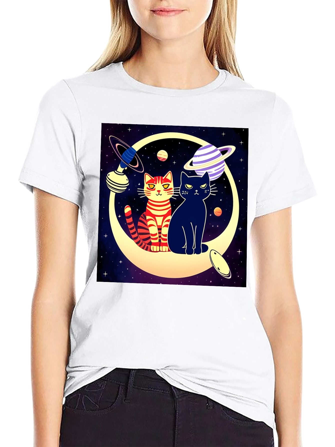 Cosmic Cats Graphic Tee