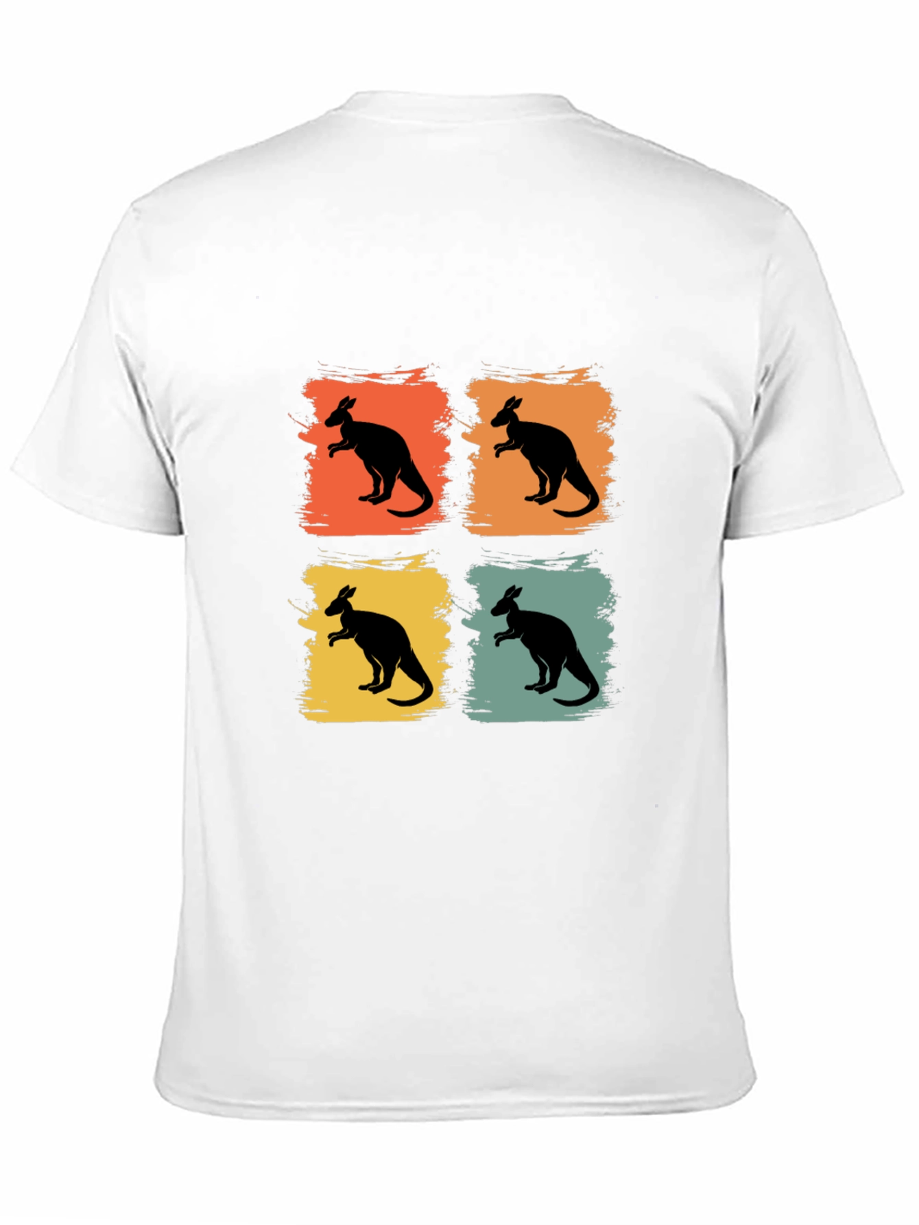Retro Kangaroo Graphic T-Shirt - Fun Aussie Style