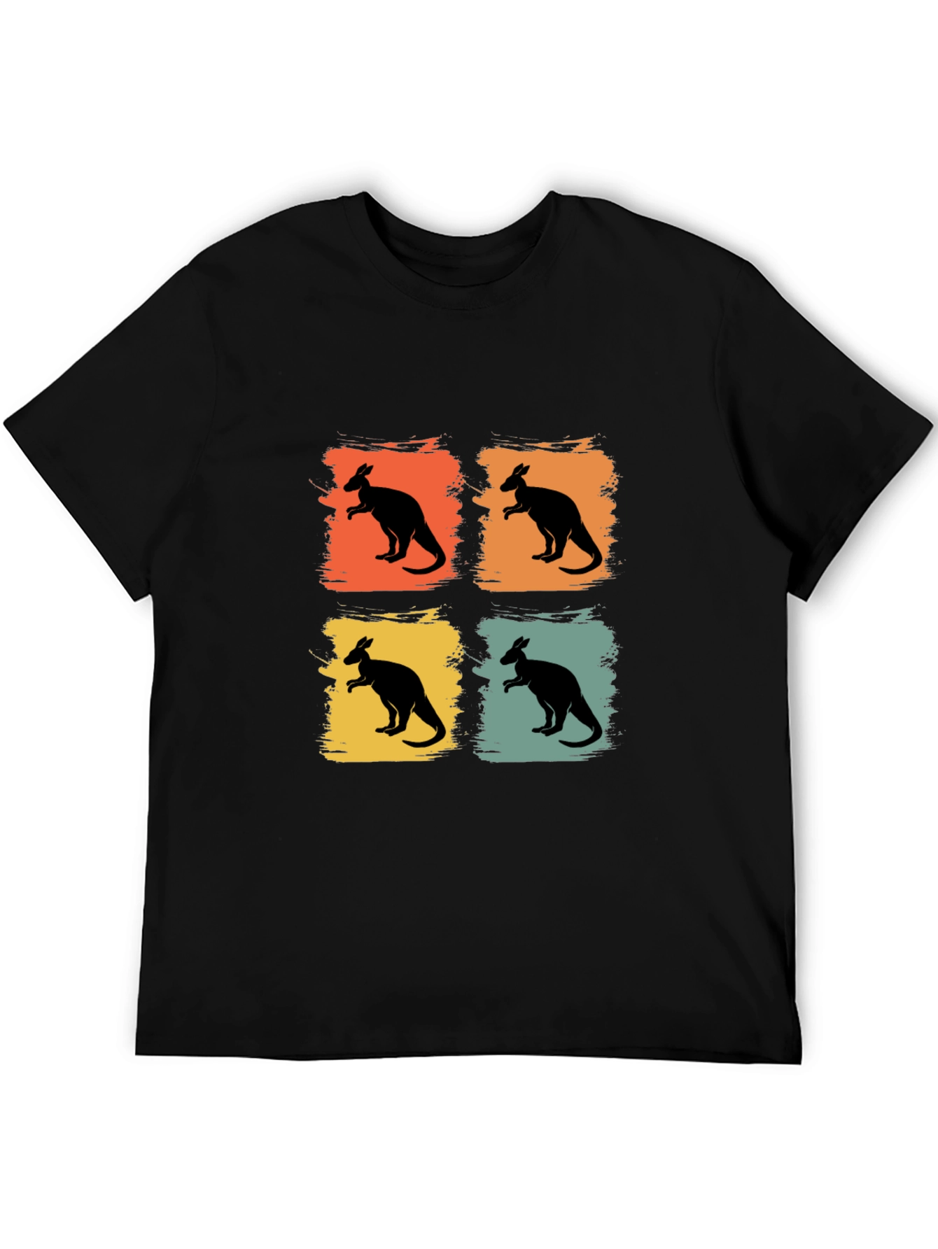 Retro Kangaroo Graphic T-Shirt - Fun Aussie Style