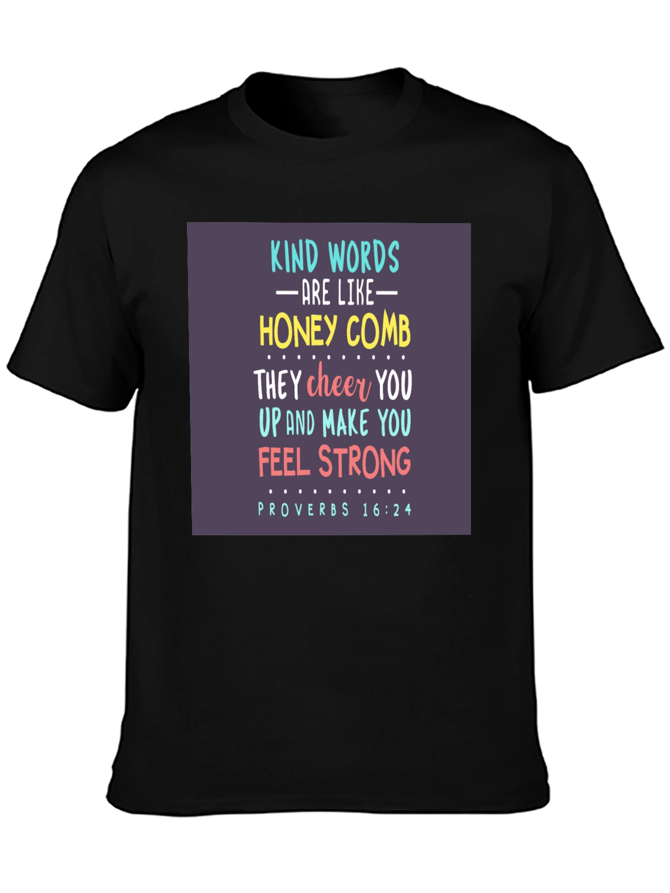 Kind Words Honeycomb Graphic T-Shirt