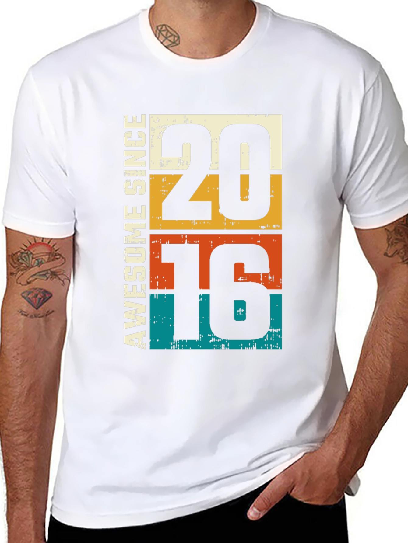 Awesome Since 2016 Graphic T-Shirt