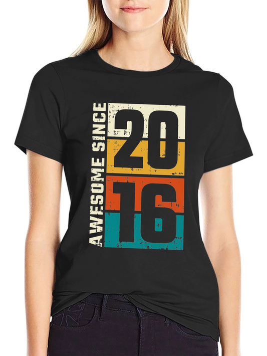 Awesome Since 2016 Graphic T-Shirt