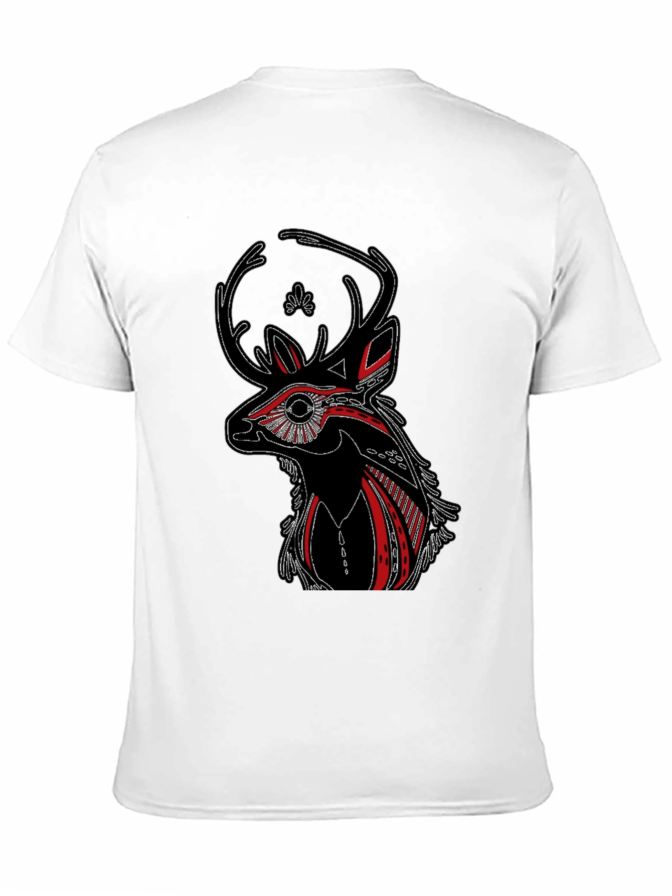 Deer Graphic Print T-Shirt