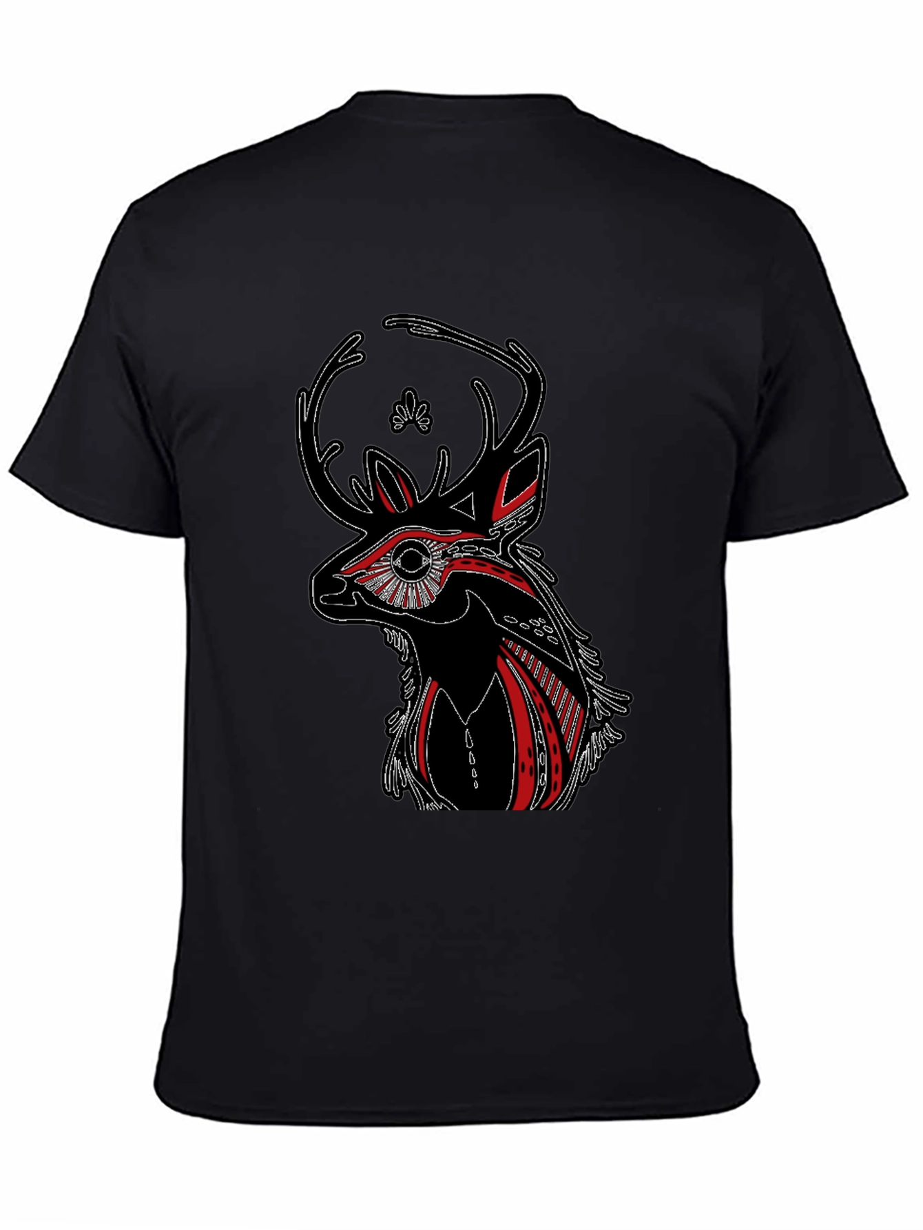 Deer Graphic Print T-Shirt