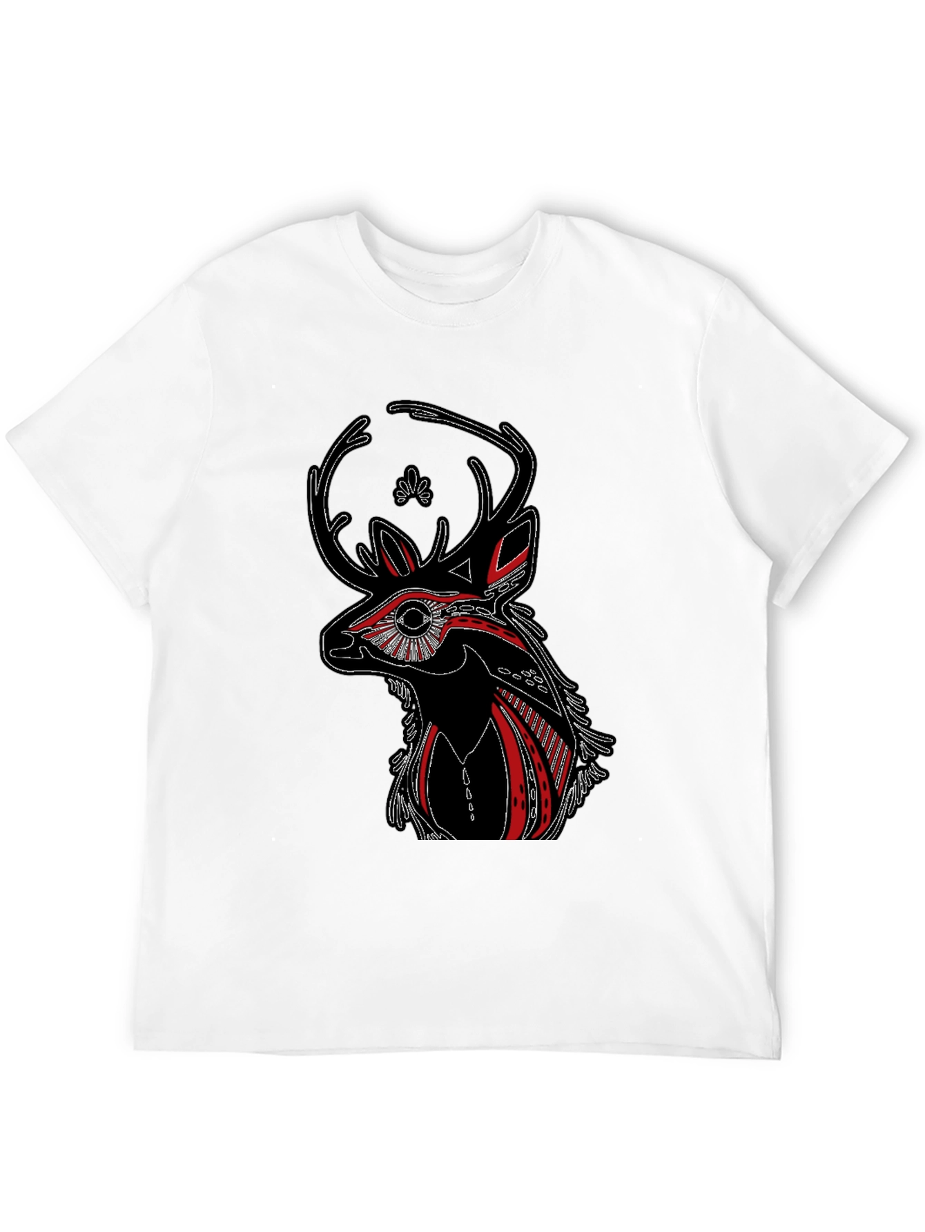 Deer Graphic Print T-Shirt