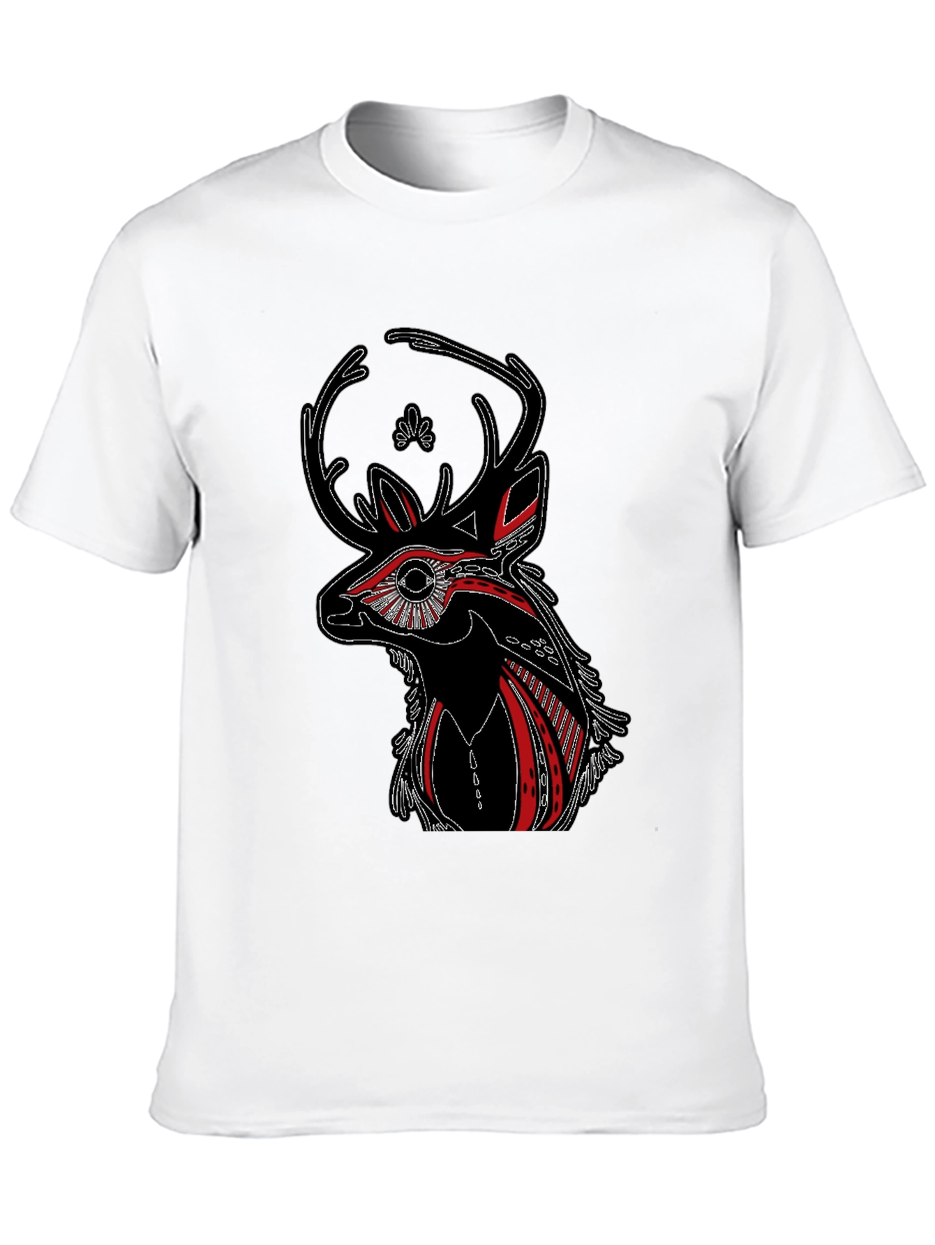 Deer Graphic Print T-Shirt
